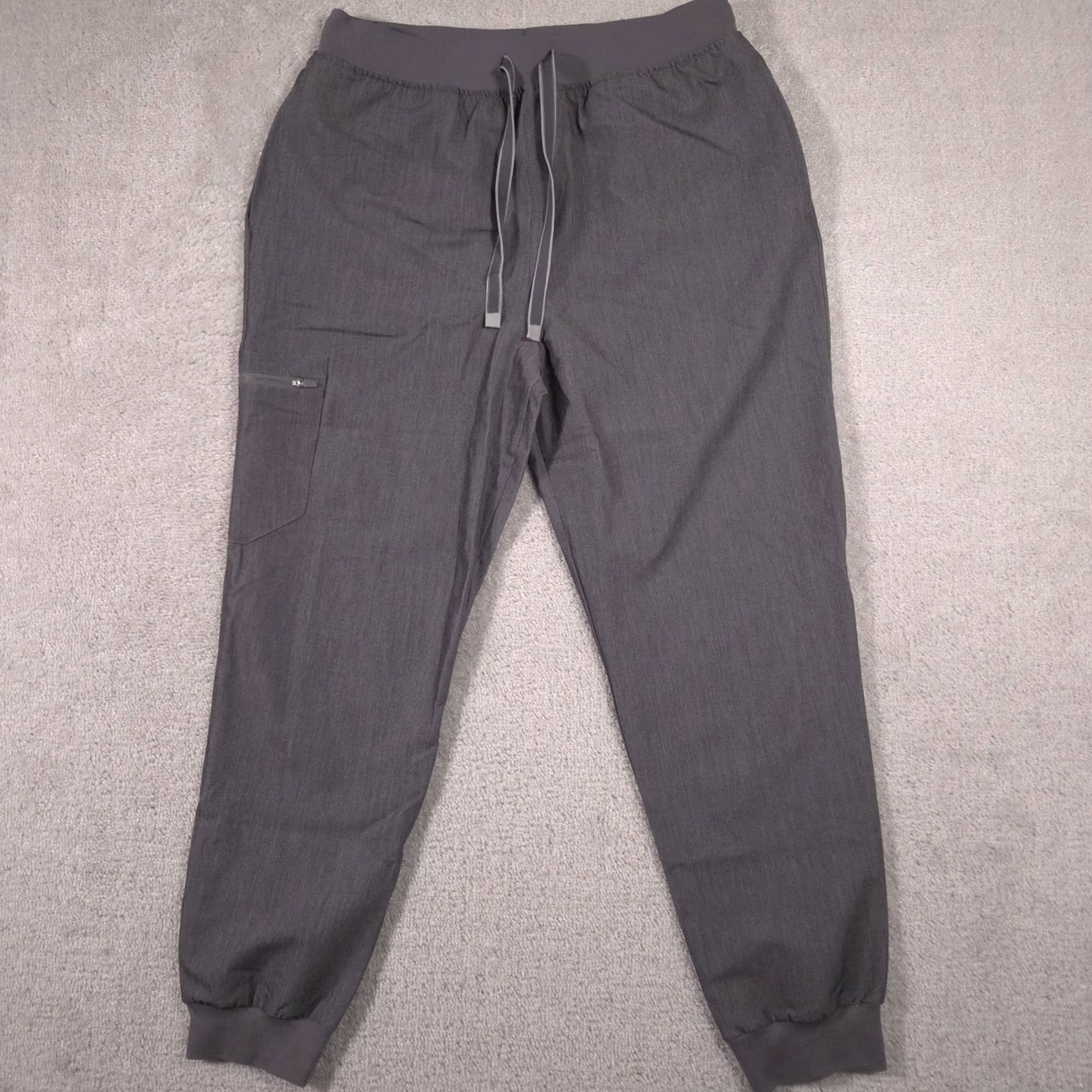 Vintage Onna by Premier Pants Womens XL Gray Jogger Way Stretch Zip Pocket Athletic Size 40" / US 18 - 2 Thumbnail