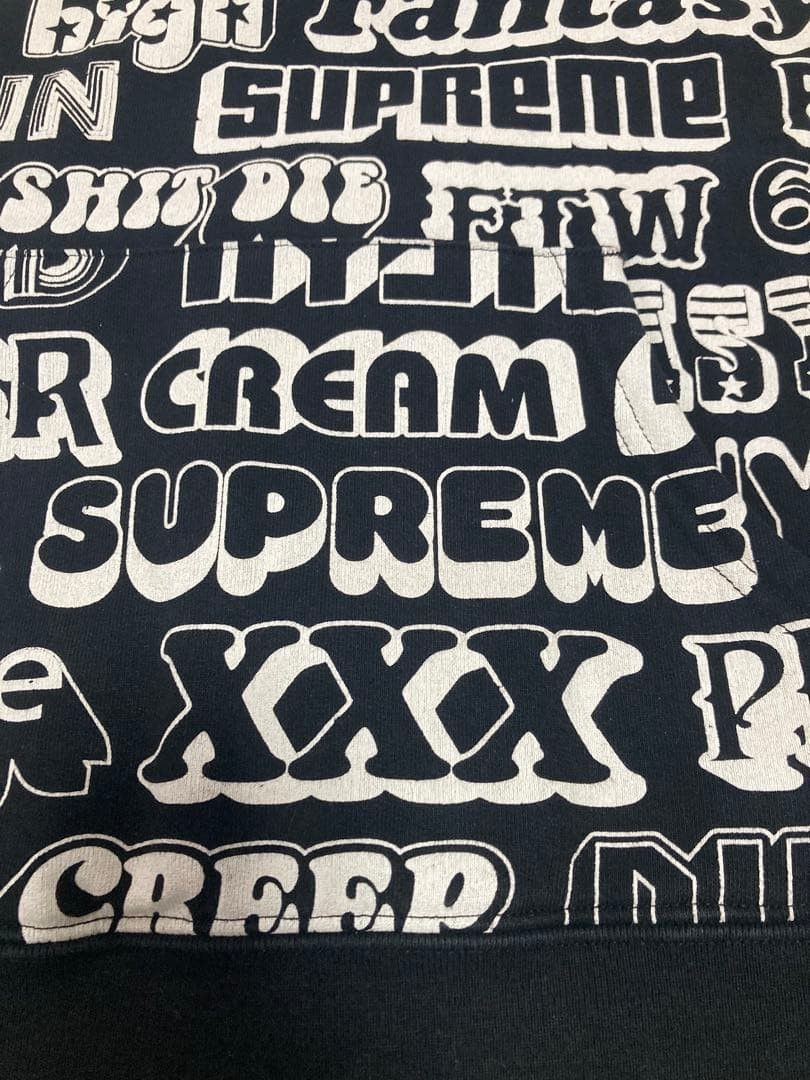 Hysteric Glamour × Supreme Collab Allover Logo Hoodie Size US S / EU 44-46 / 1 - 8 Thumbnail