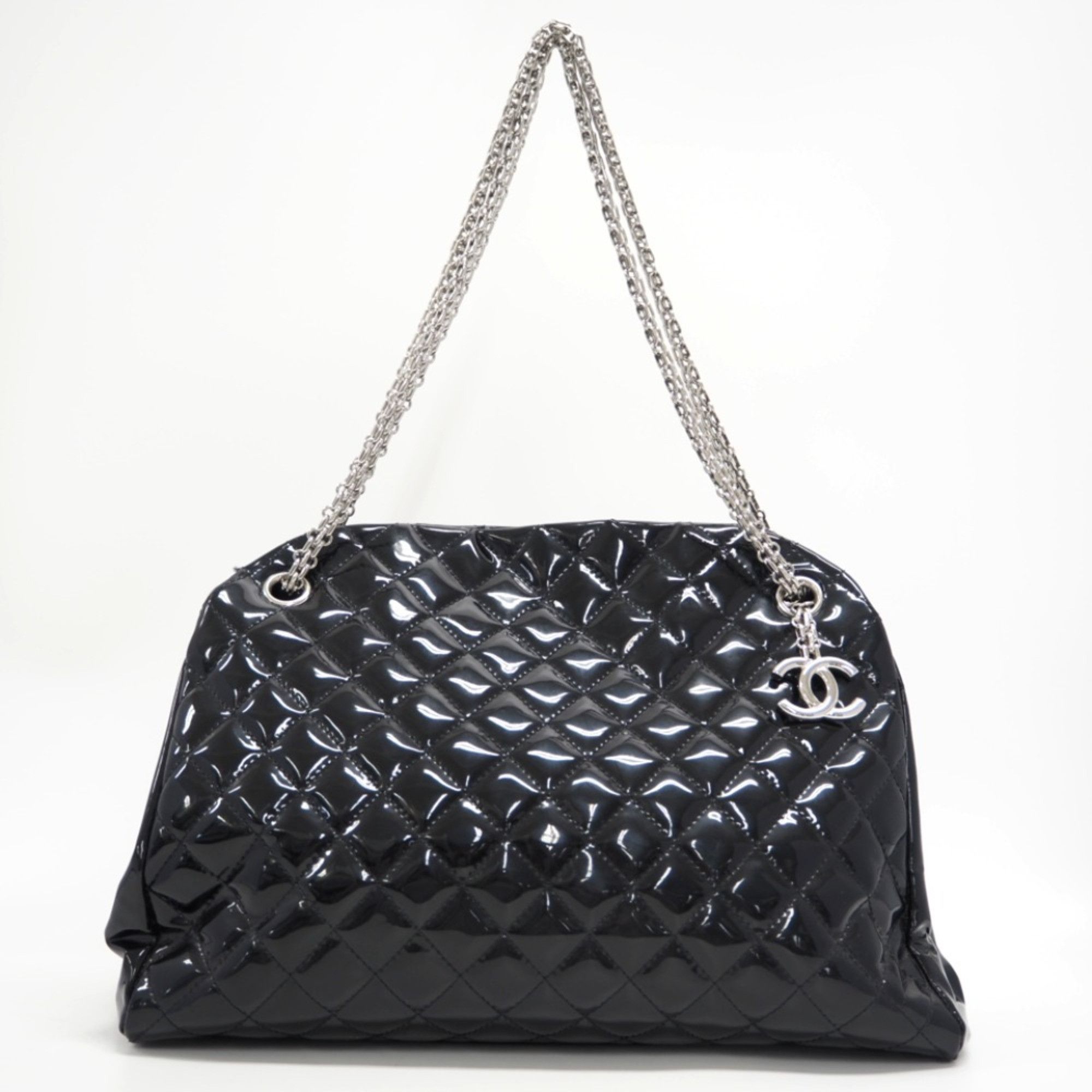 Chanel CHANEL Coco Mark Chain Shoulder Bag No. 14 Matelasse Black