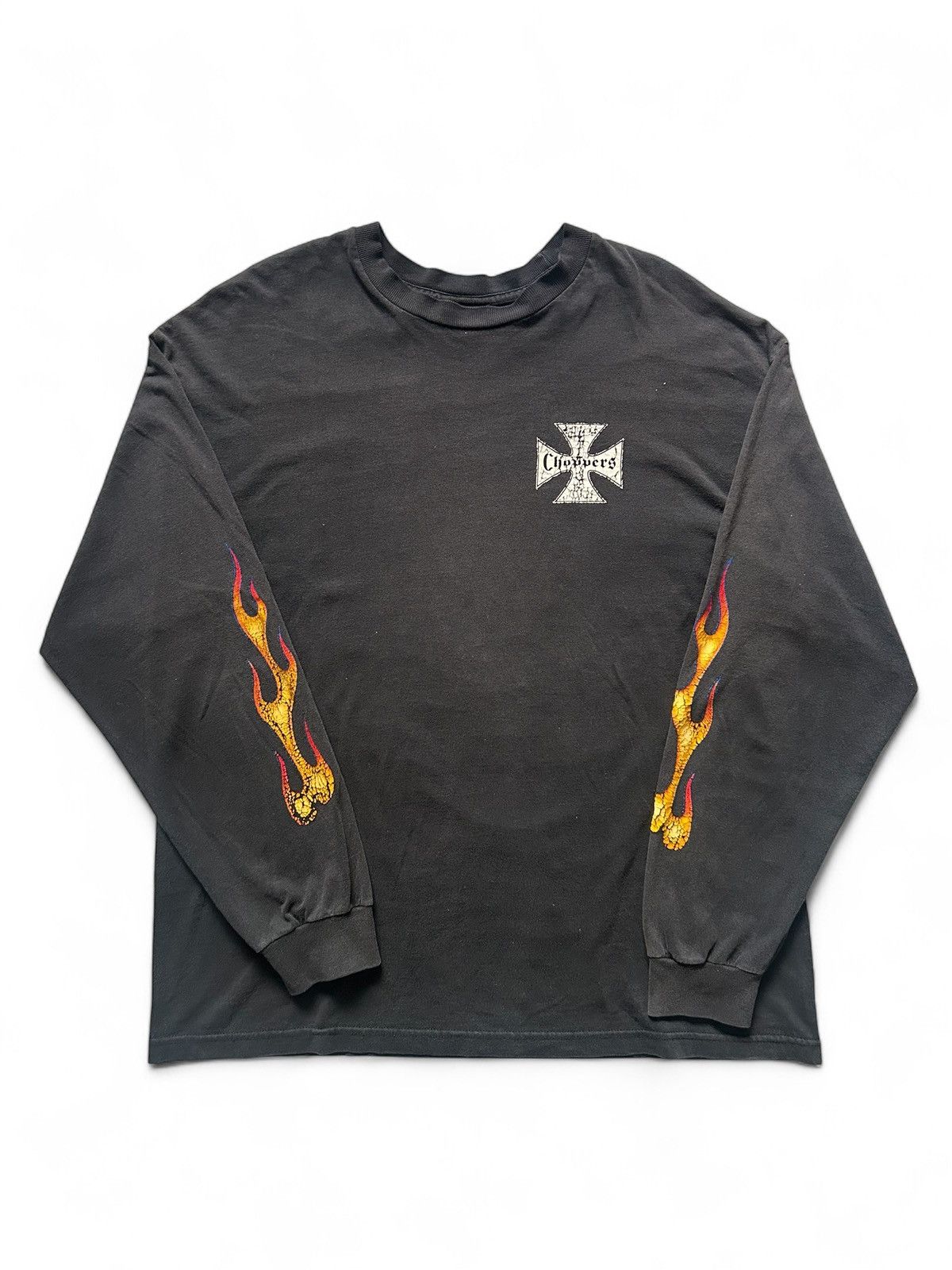 Vintage Rare Choppers Long Sleeve Tee Size US XL / EU 56 / 4 - 1 Thumbnail