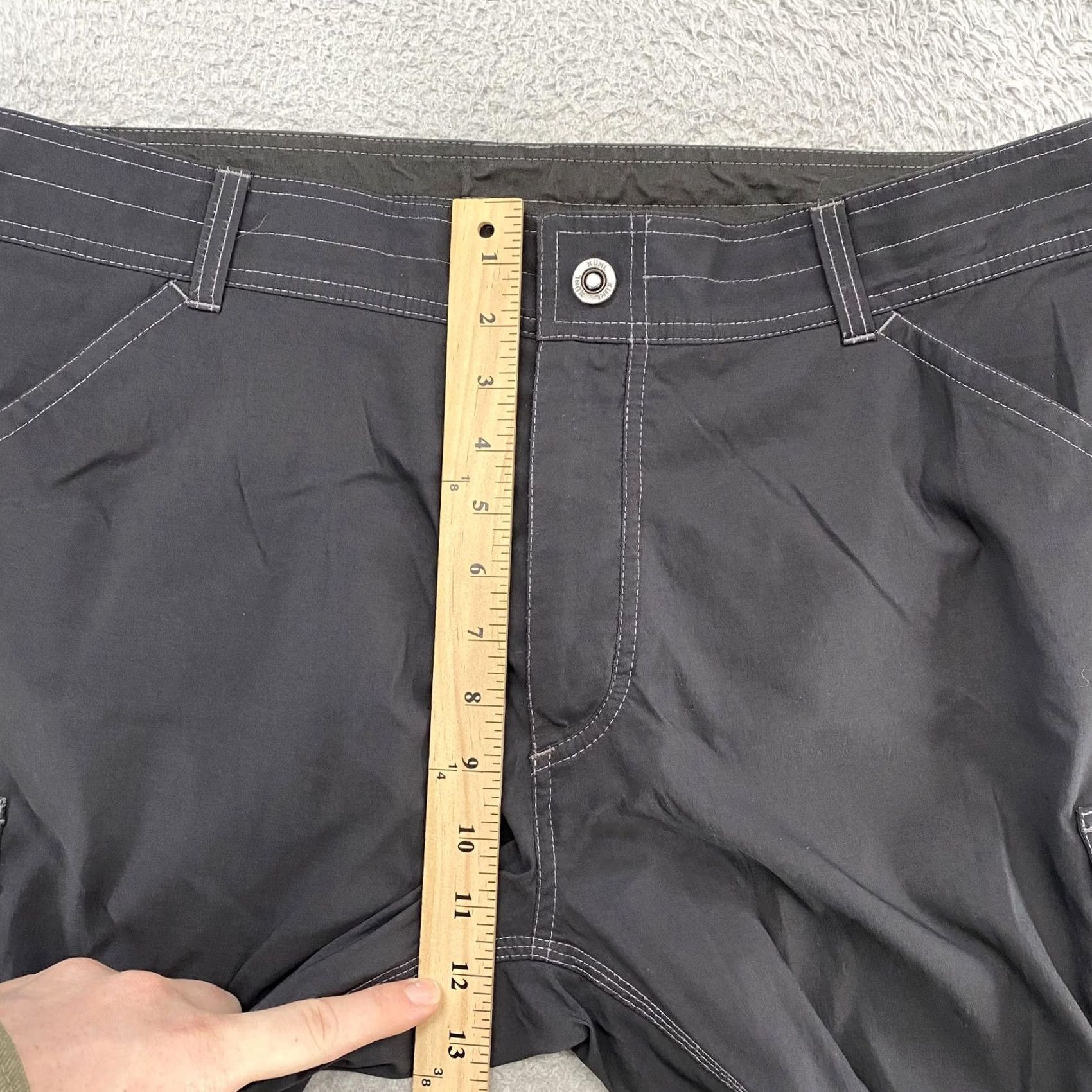 Vintage Kuhl Renegade Convertible Stealth Pants Mens 38x30 Black Hiking Zip Off Pants Mens 38 Regular Black Outdoor Hiking 30x38 Mens Mens Size US 38 / EU 54 - 5 Thumbnail