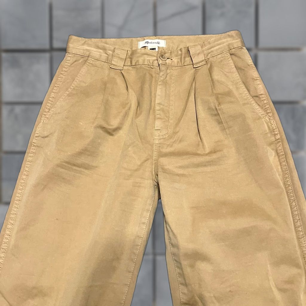 Madewell Madewell Pants Womens 28 Garment Dyed Tapered Chino NJ997 Brown Tan 28x30 Brown Tan Womens Size 28" / US 6 / IT 42 - 1 Thumbnail