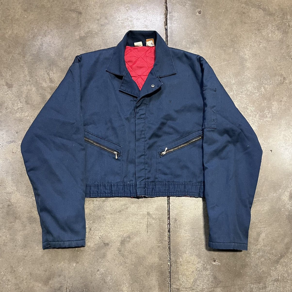 Vintage × Wrangler Vintage 80s Big Ben Wrangler Cropped Workwear Jacket Boxy Size US S / EU 44-46 / 1 - 5 Thumbnail
