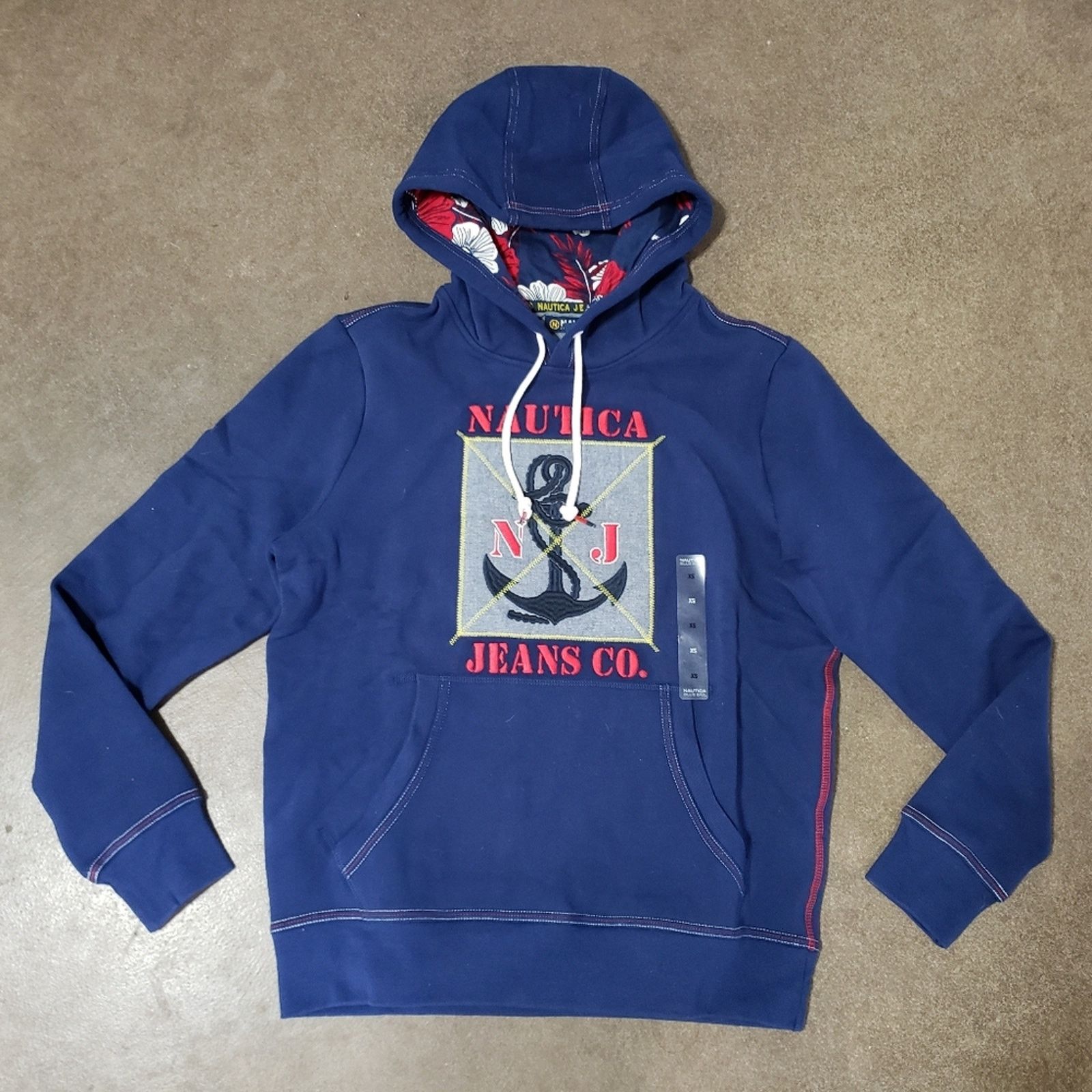 Nautica Navy | NAUTICA | Graphic Pullover Hoodie Size US S / EU 44-46 / 1 - 1 Thumbnail