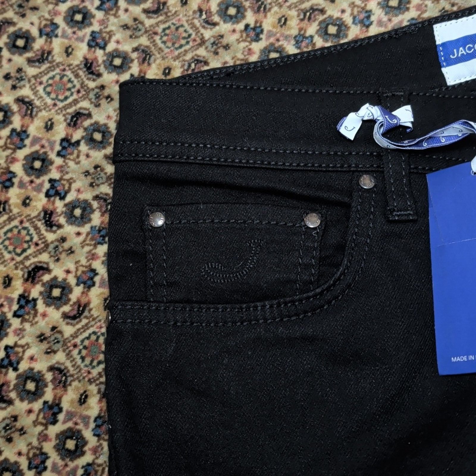Jacob Cohen Jacob Cohen Midnight Black Slim Men Jeans Size 32 Size US 32 / EU 48 - 3 Thumbnail