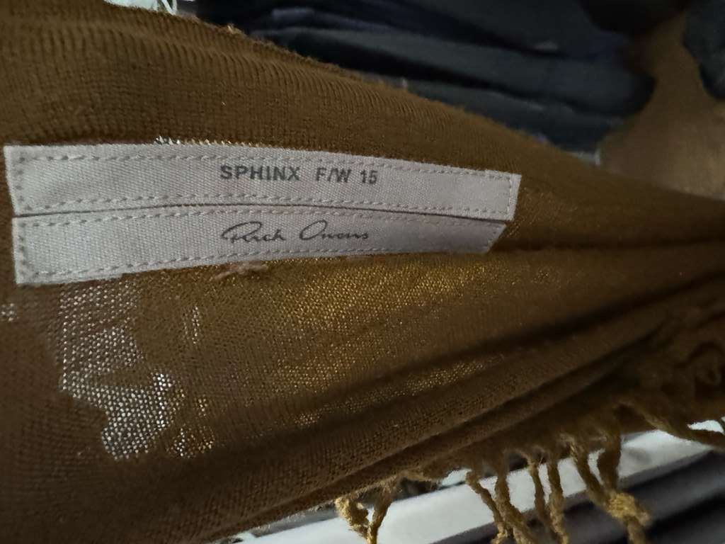 Rick Owens Rick Owens Cashmere Wrap Size 32 - 4 Thumbnail