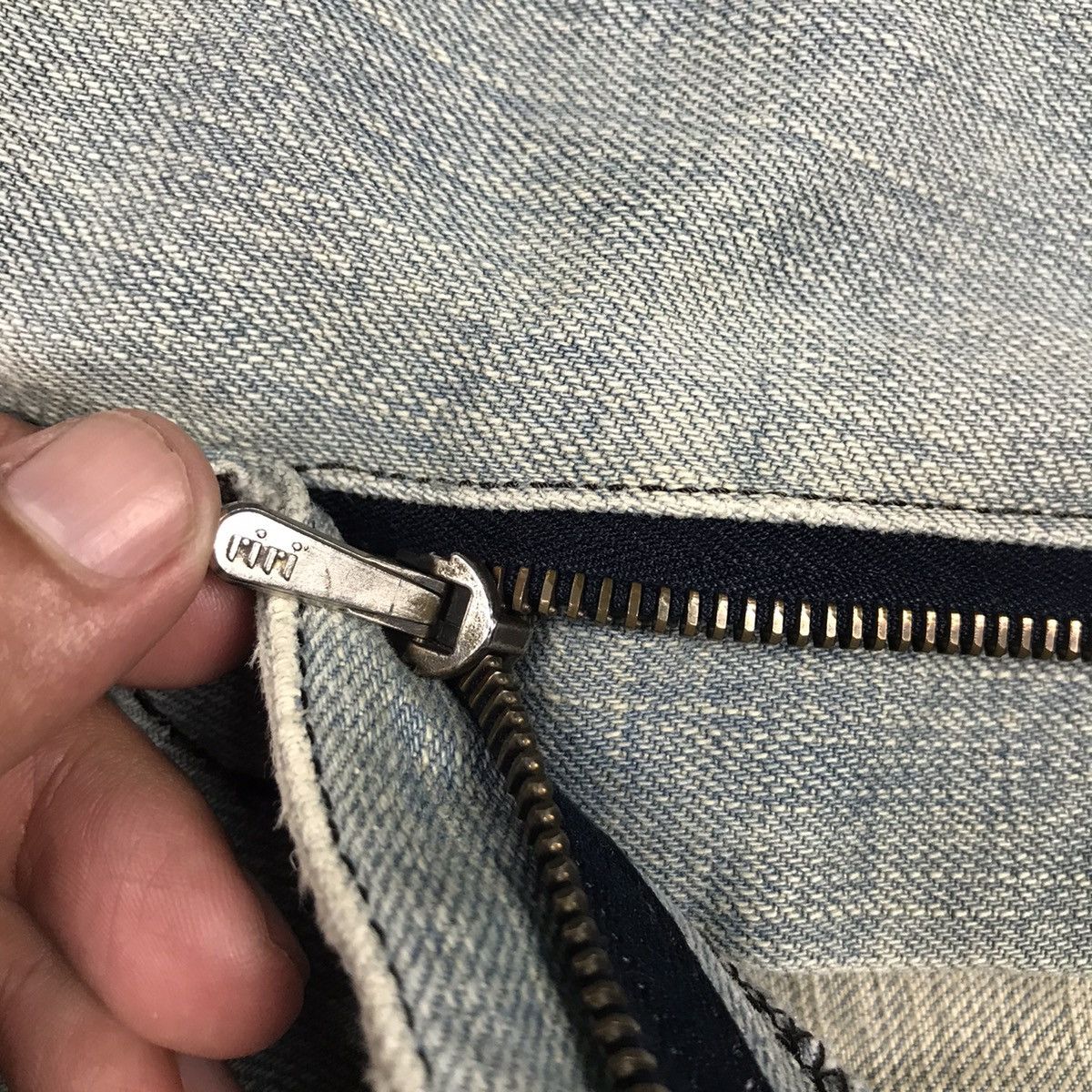Number (N)ine NUMBER NIME LIGHT DENIM BUSHPANTS DISTRESS JEANS Size US 30 / EU 46 - 18 Thumbnail