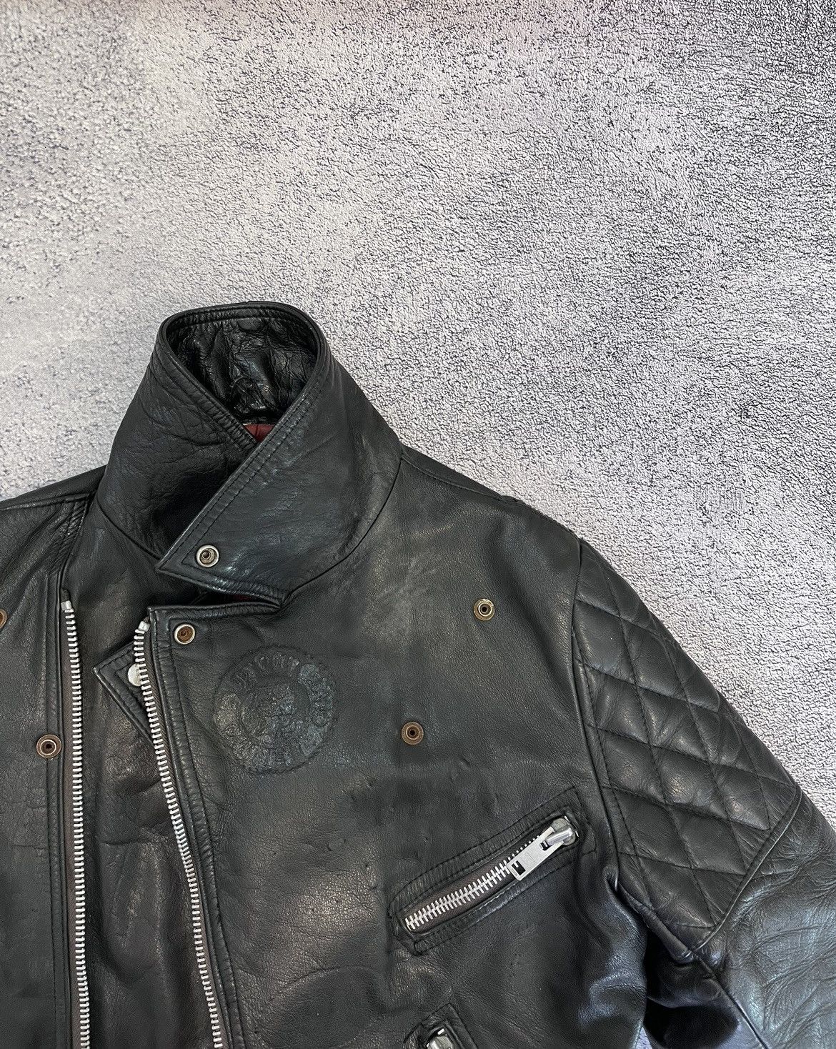 Belstaff Belstaff Women’s Leather Jacket Motorcycle Biker Vintage Size S / US 4 / IT 40 - 23 Thumbnail