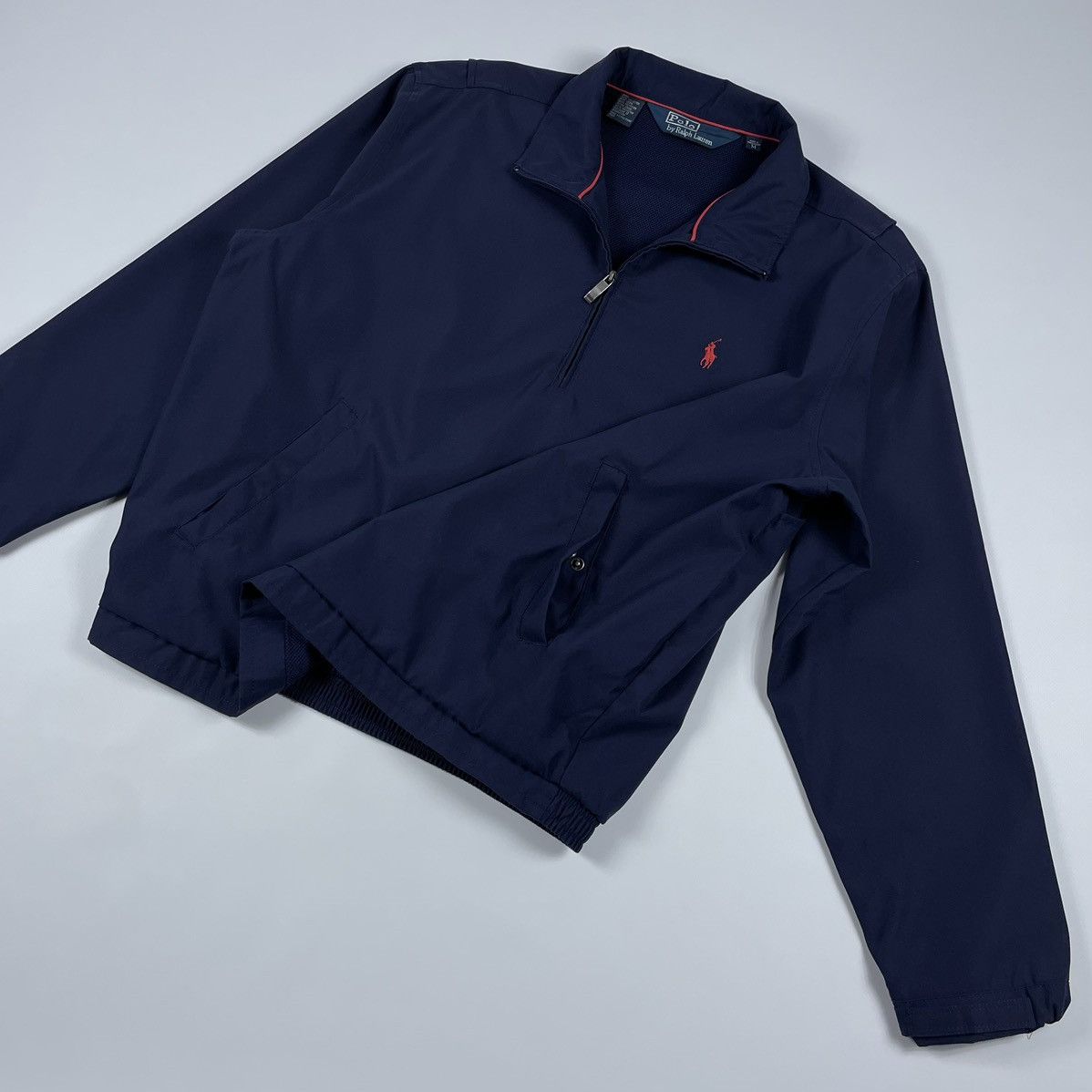 Polo Ralph Lauren × Ralph Lauren × Vintage Vintage Polo Ralph Lauren 90s Light Jacket 1/3 zip Anorak Size US L / EU 52-54 / 3 - 5 Thumbnail