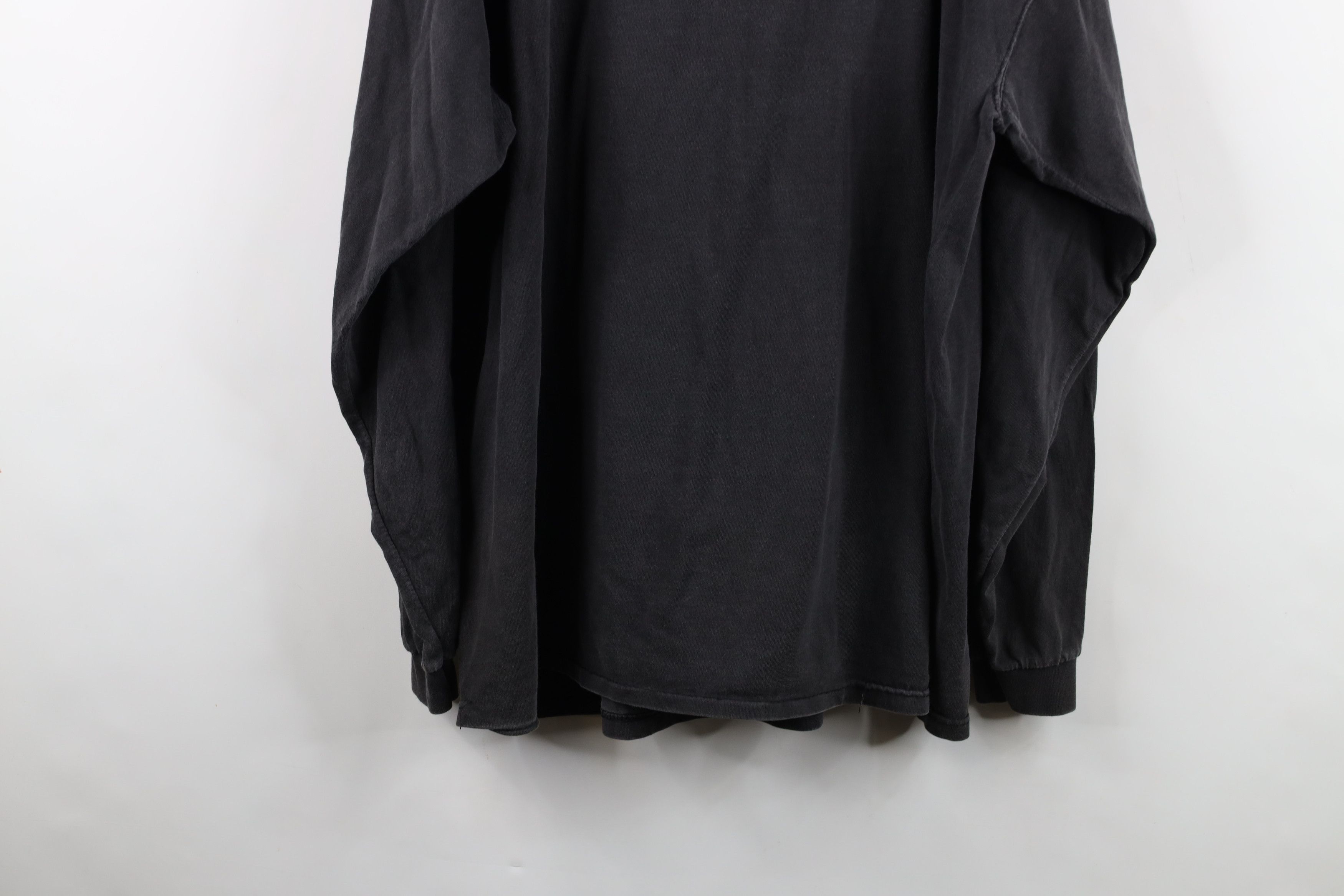 Vintage Vintage 90s Streetwear Hood Hiker Long Sleeve T-Shirt Black Size US XXL / EU 58 / 5 - 14 Thumbnail