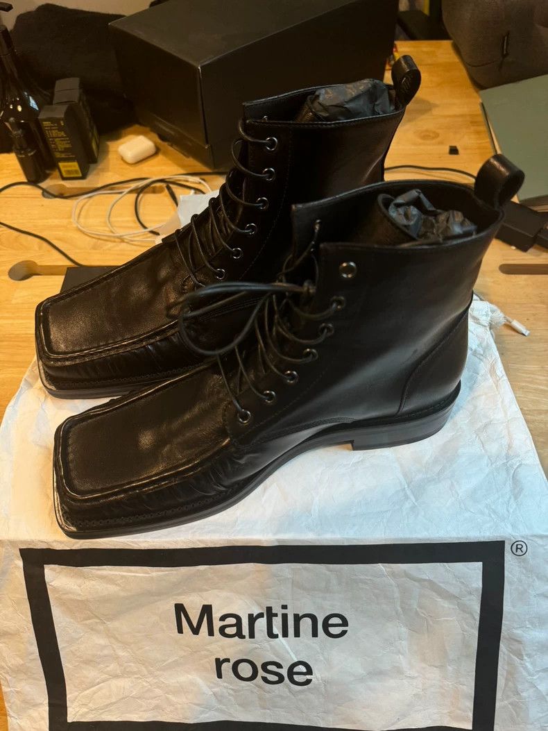 Martine Rose Martine Rose High top leather shoes Size US 11 / EU 44 - 2 Thumbnail