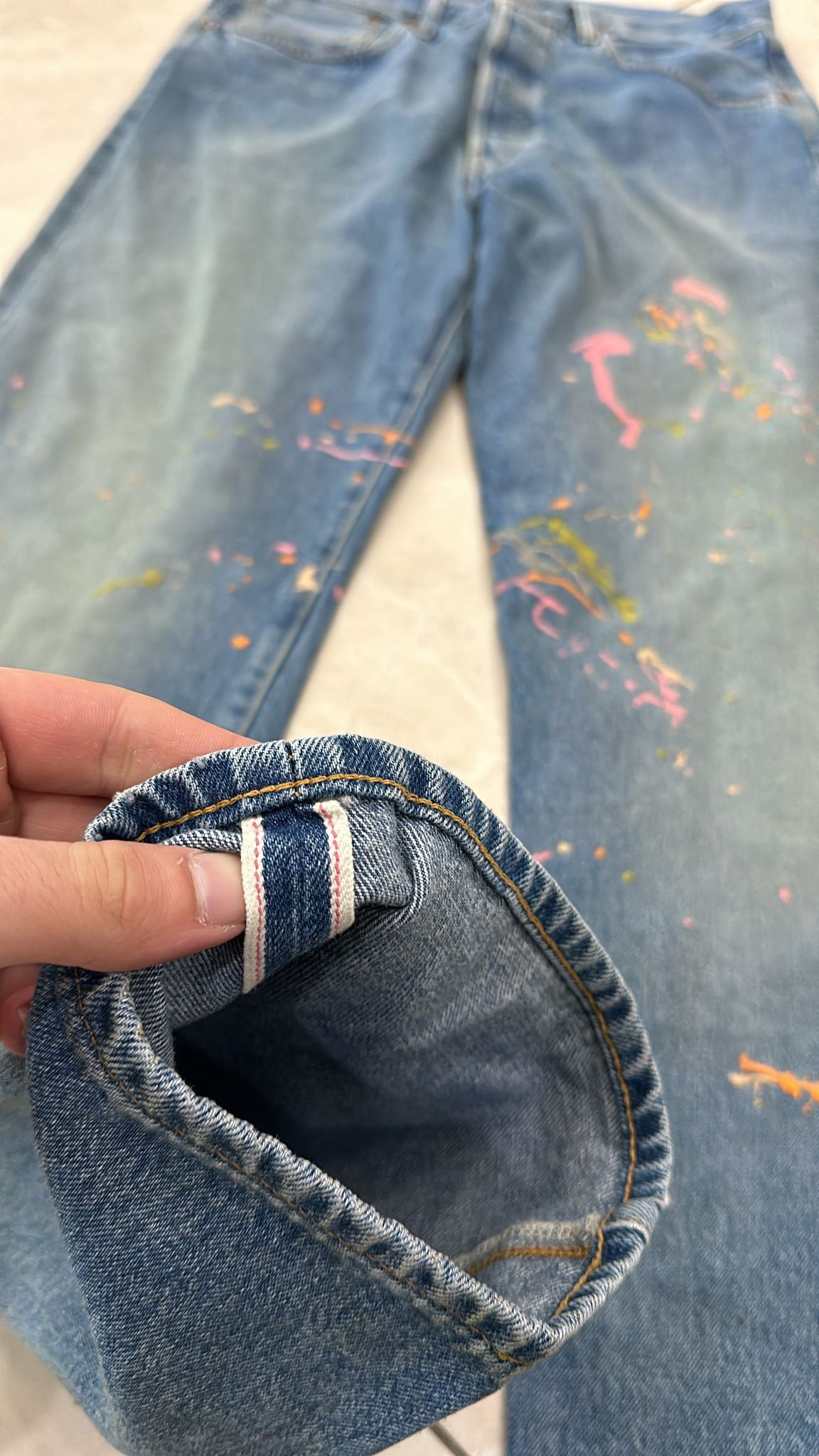 Levi's Vintage Clothing LVC Levi's Vintage Clothing 1955 501XX BigE Selvedge Jeans Size US 32 / EU 48 - 3 Thumbnail