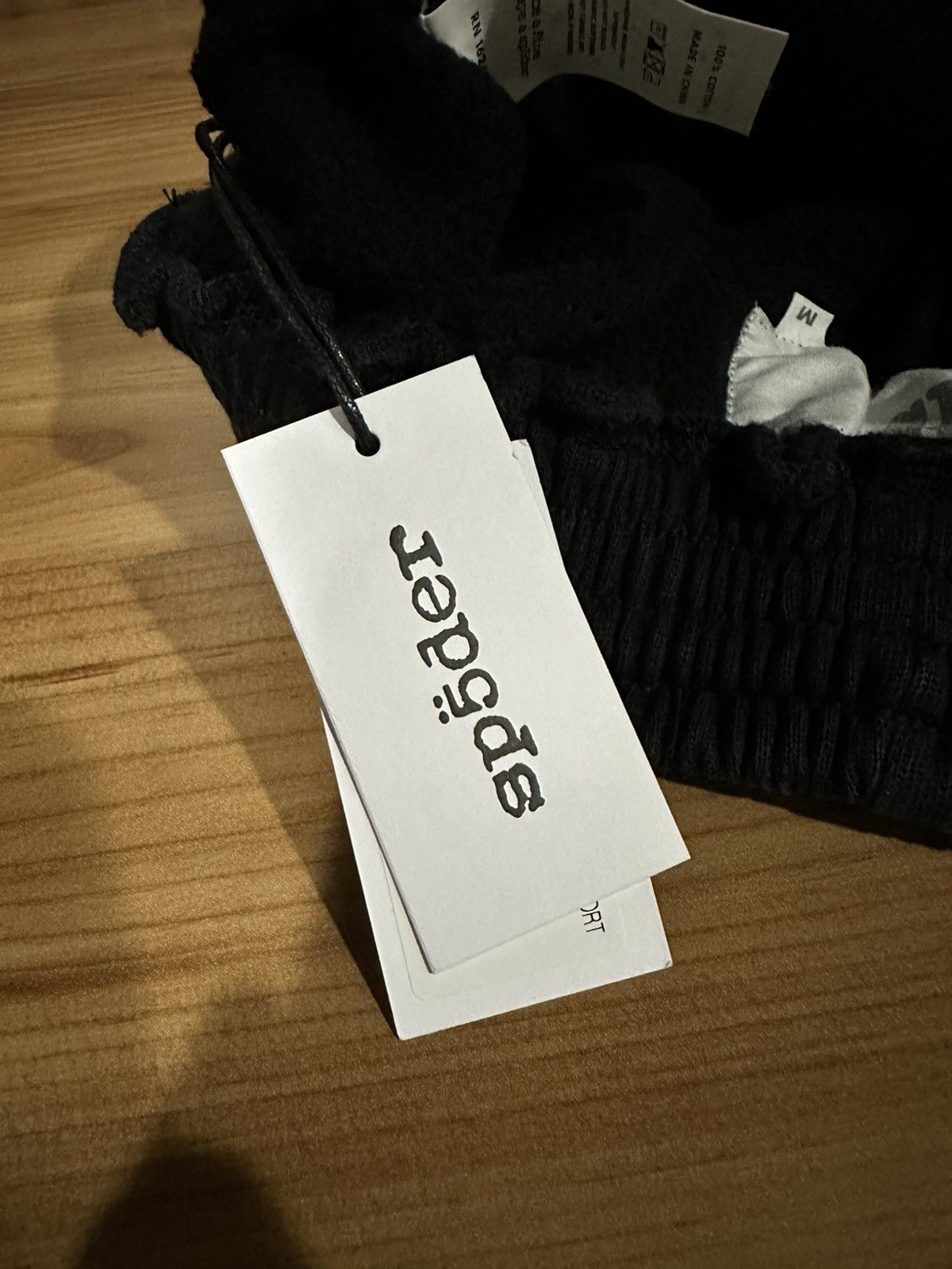 Sp5der Black OG Logo Embroidered Sweatshort Size US 28 / EU 44 - 5 Thumbnail