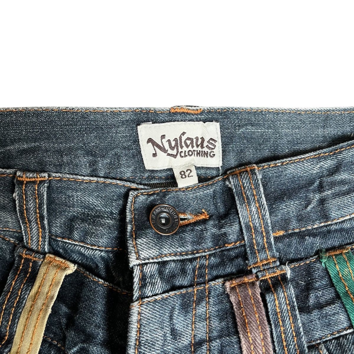If Six Was Nine Vtg DoubleWaist Nylaus Japanese Jeans Ifsixwasnine LGB style Size US 31 - 6 Thumbnail