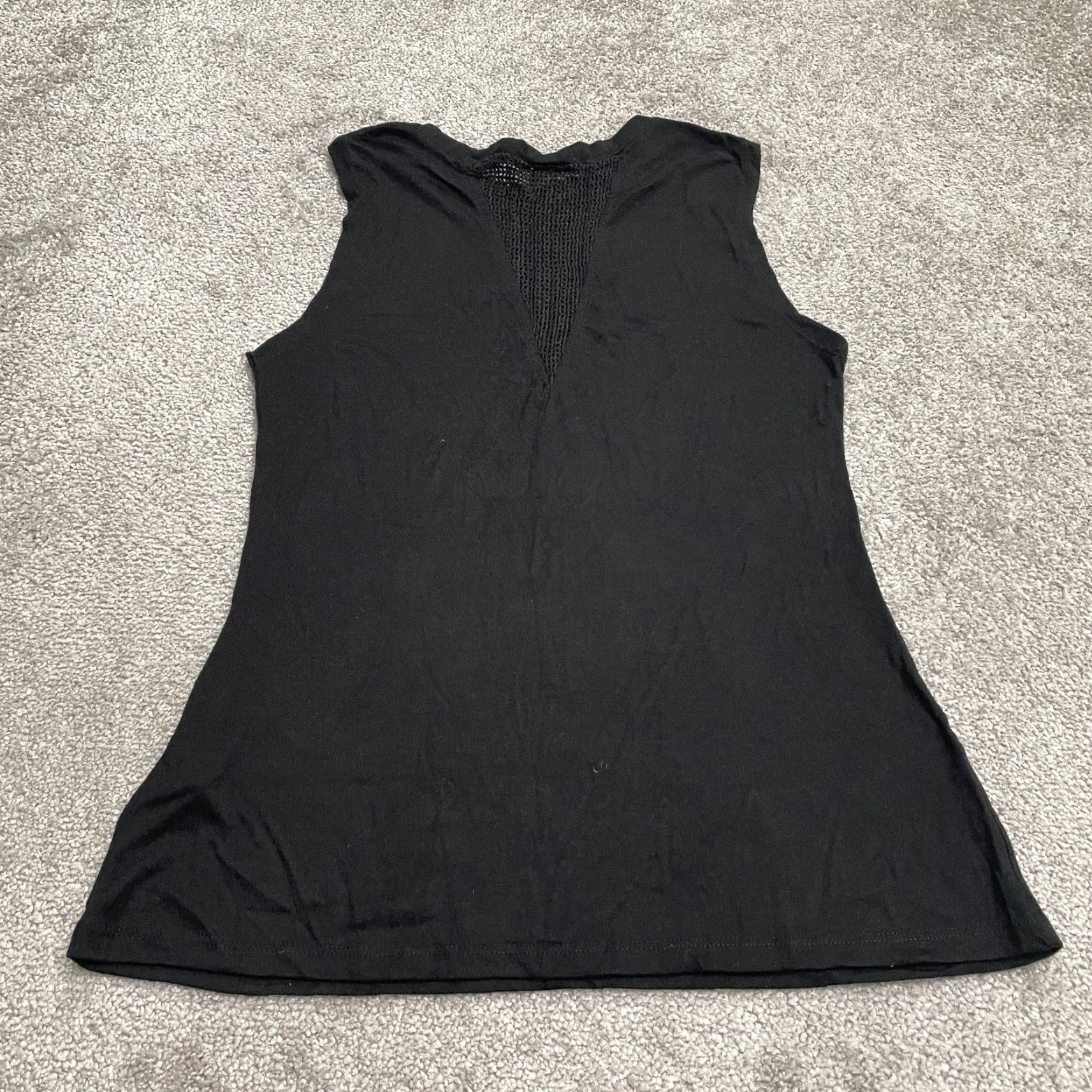 Vintage VINTAGE? (No) Darling Blue Tank Top Women's Basic Solid Blue Sleeveless Round Neck Breathable Lightweight Stretch Casual Summer Spring Autumn M Womens Size M / US 6-8 / IT 42-44 - 2 Thumbnail