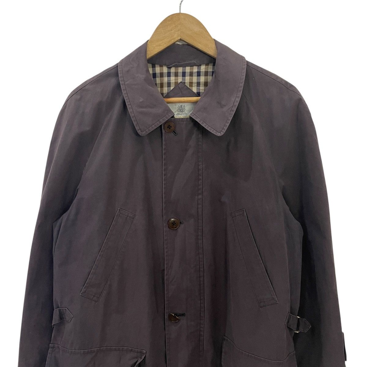 Aquascutum Vintage Aquascutum Trench Coat Jacket Size US XL / EU 56 / 4 - 2 Thumbnail