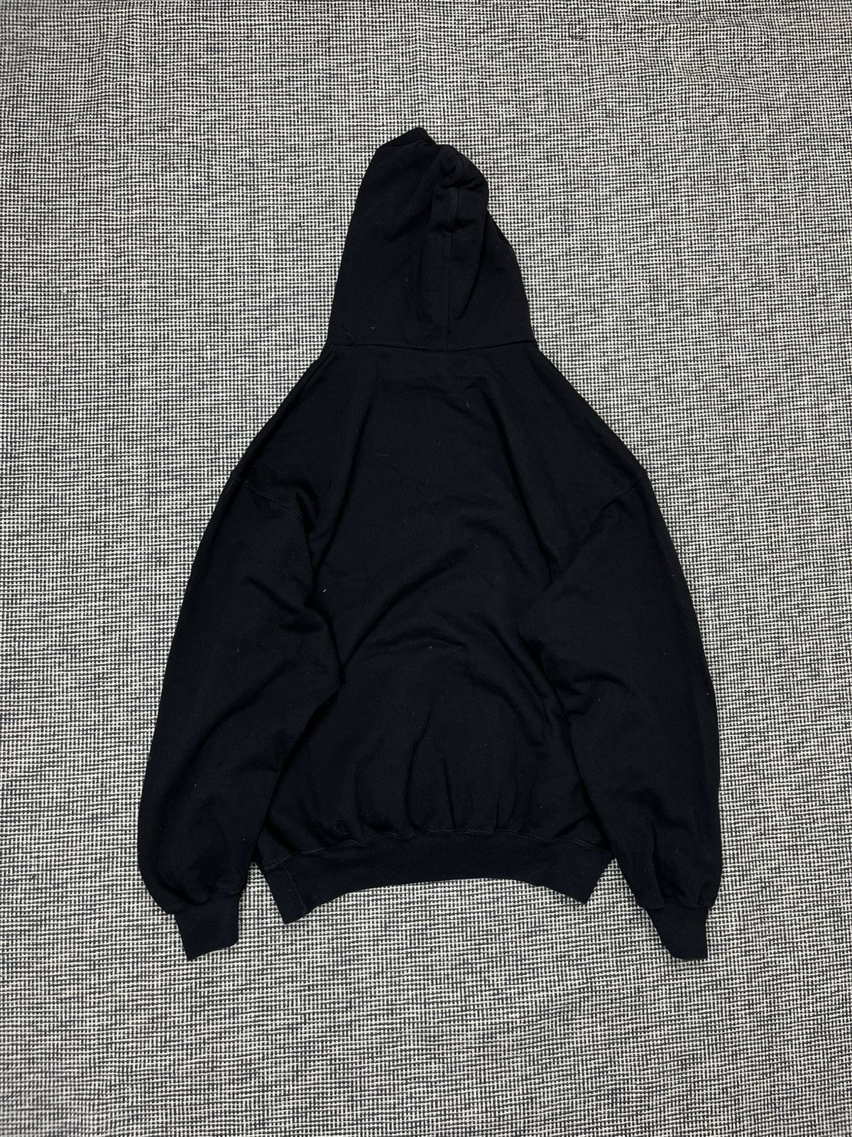 Fruit Of The Loom Black blank boxy FOTL hoodie fruit of the loom vintage Size US XL / EU 56 / 4 - 4 Thumbnail