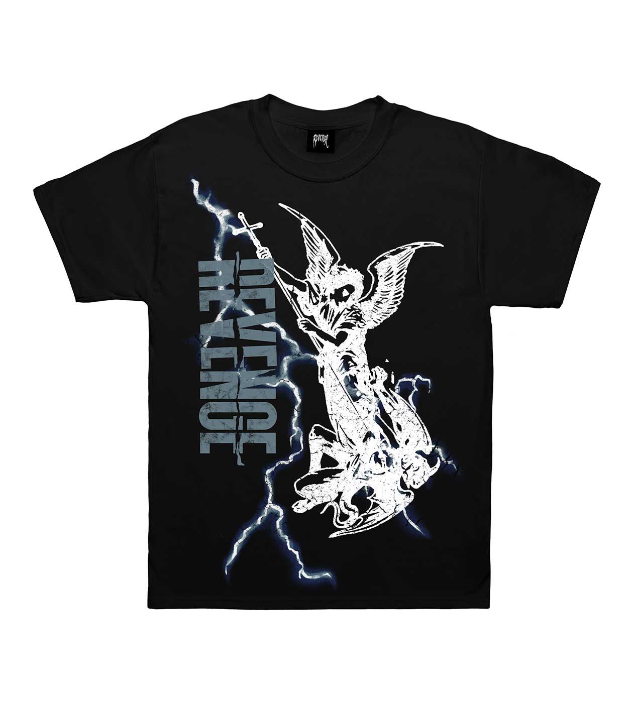 Revenge Archangel Lightning Tee Washed Black Size US L / EU 52-54 / 3 - 1 Thumbnail