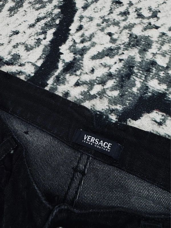 Versace Vintage Versace jeans black 30 L Size 30" / US 8 / IT 44 - 5 Thumbnail