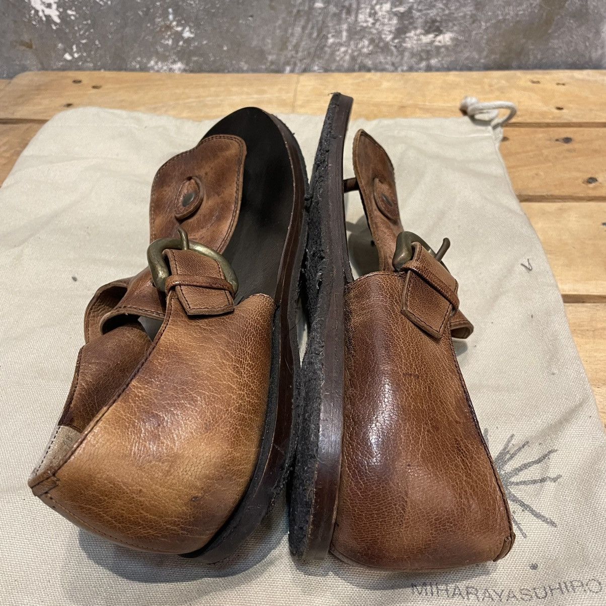 Maison MIHARA YASUHIRO MIHARA YASUHIRO TONG SANDALS Size US 9.5 / EU 42-43 - 15 Thumbnail
