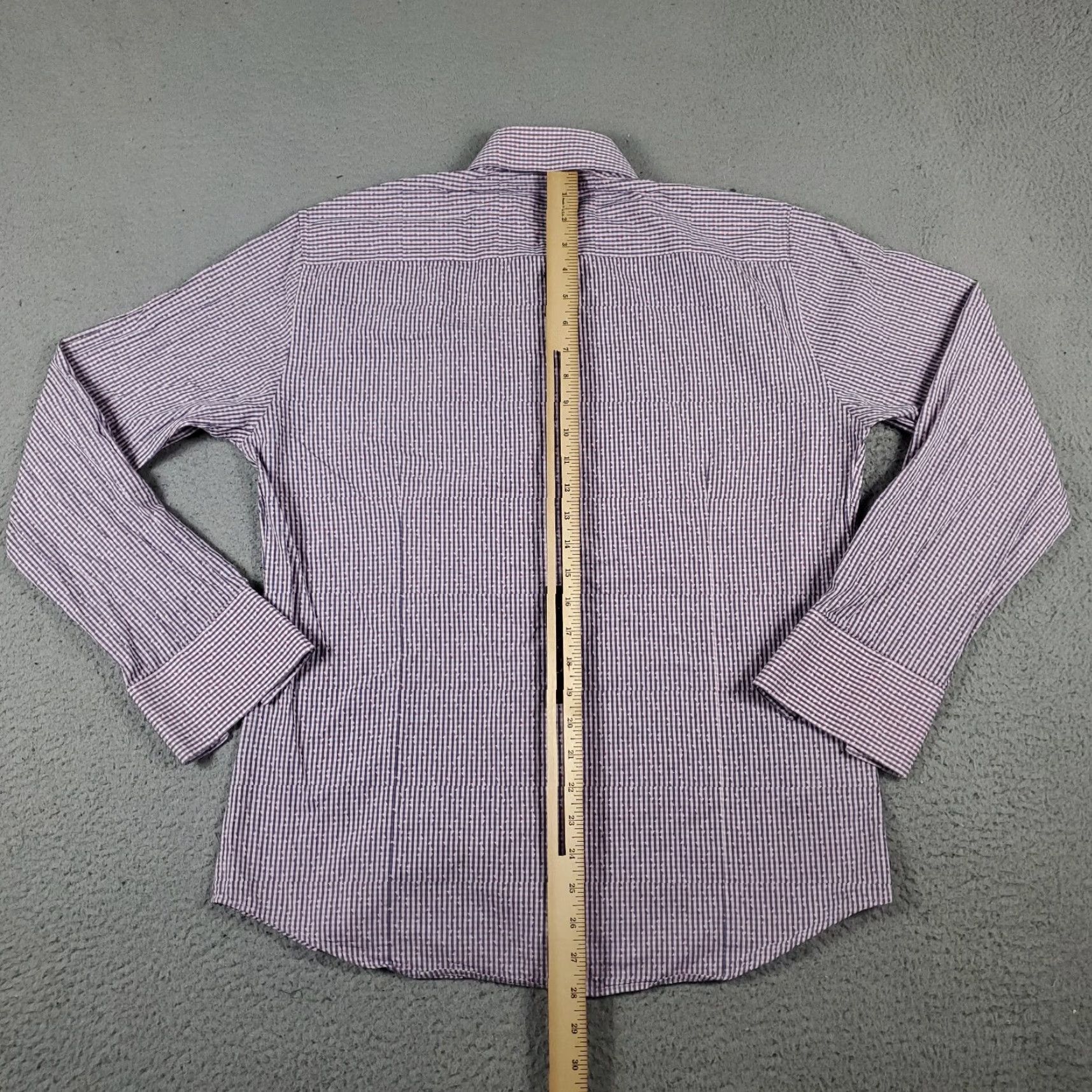 Pinko Bogosse Shirt Mens L Purple Pink Button-Up Long Sleeve Casual Business Formal Party/Cocktail Workwear Vintage No (avoid N/A) Size US L / EU 52-54 / 3 - 3 Thumbnail