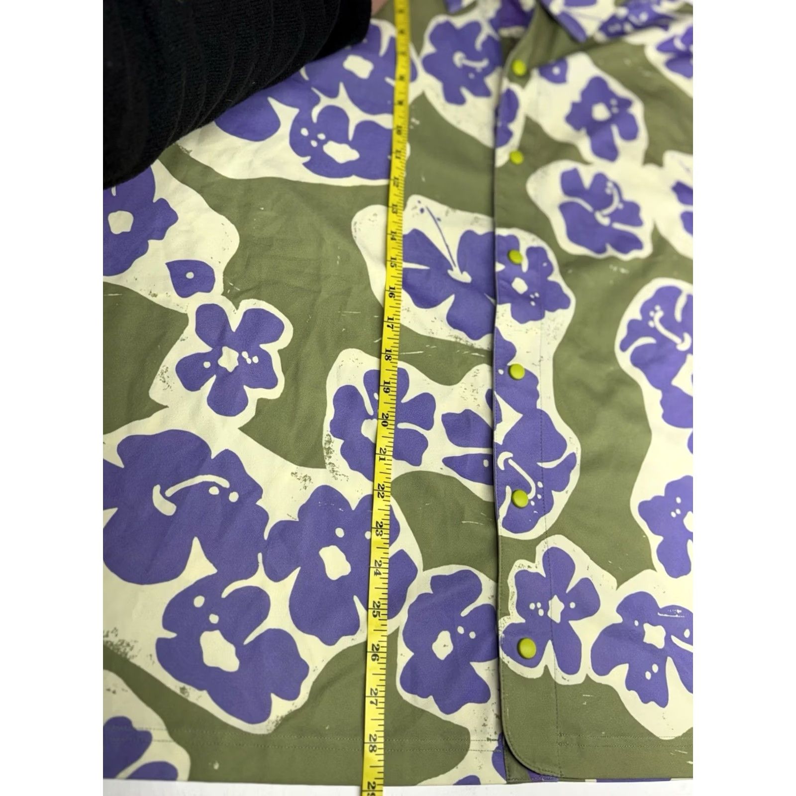Nike Nike Tennis Pickleball Floral Hawaiian Button-Up Shirt Men Large Color Green Short Sleeve Tie-Dye? Size US L / EU 52-54 / 3 - 5 Thumbnail