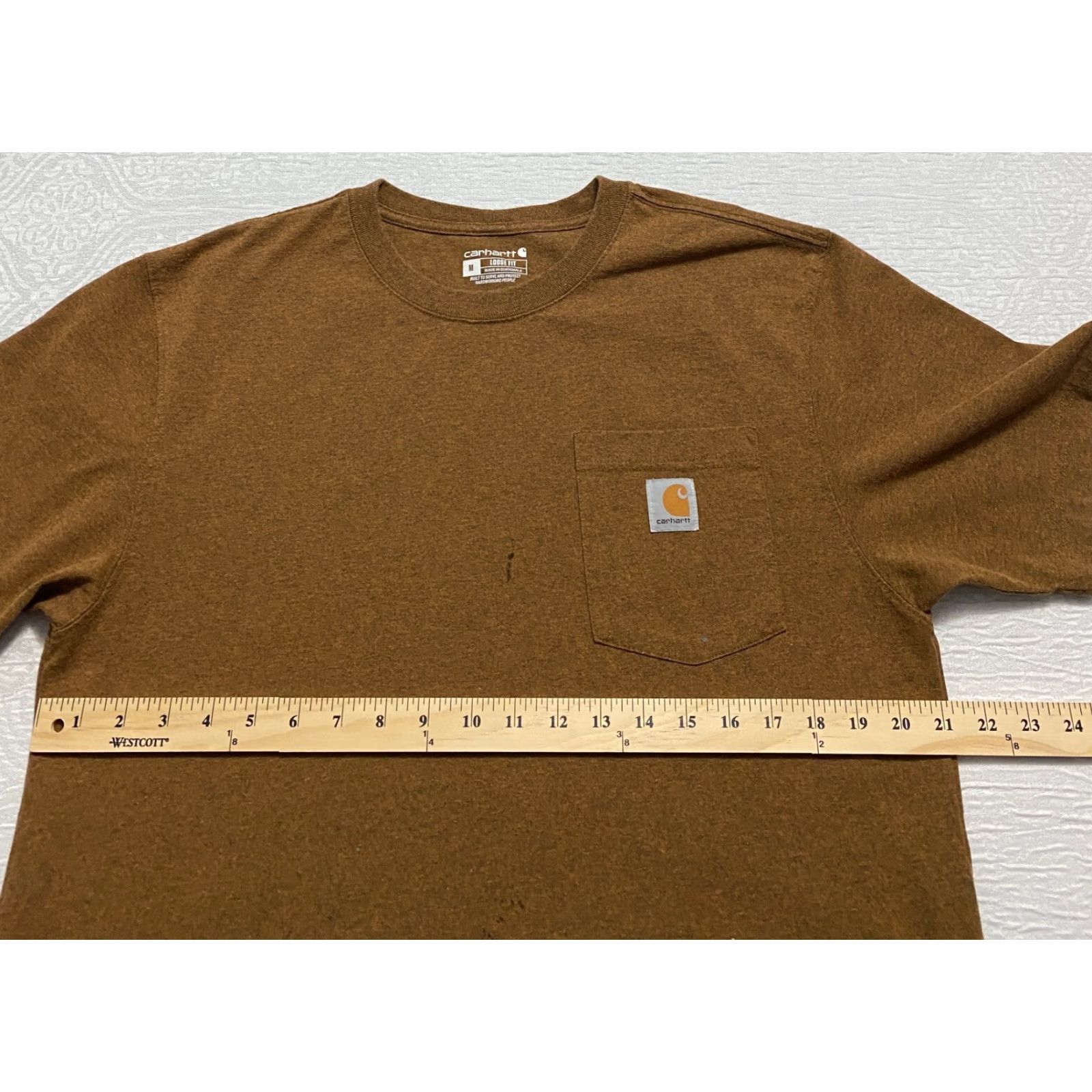Carhartt VINTAGE Carhartt Loose Fit Pocket T Shirt Men's M Brown Short Sleeve Size US M / EU 48-50 / 2 - 6 Thumbnail