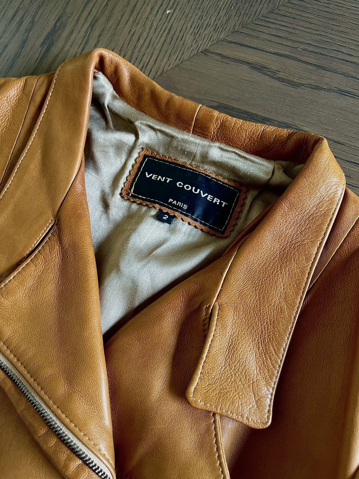 Other 90s Vintage Leather Jacket Size M / US 6-8 / IT 42-44 - 2 Thumbnail