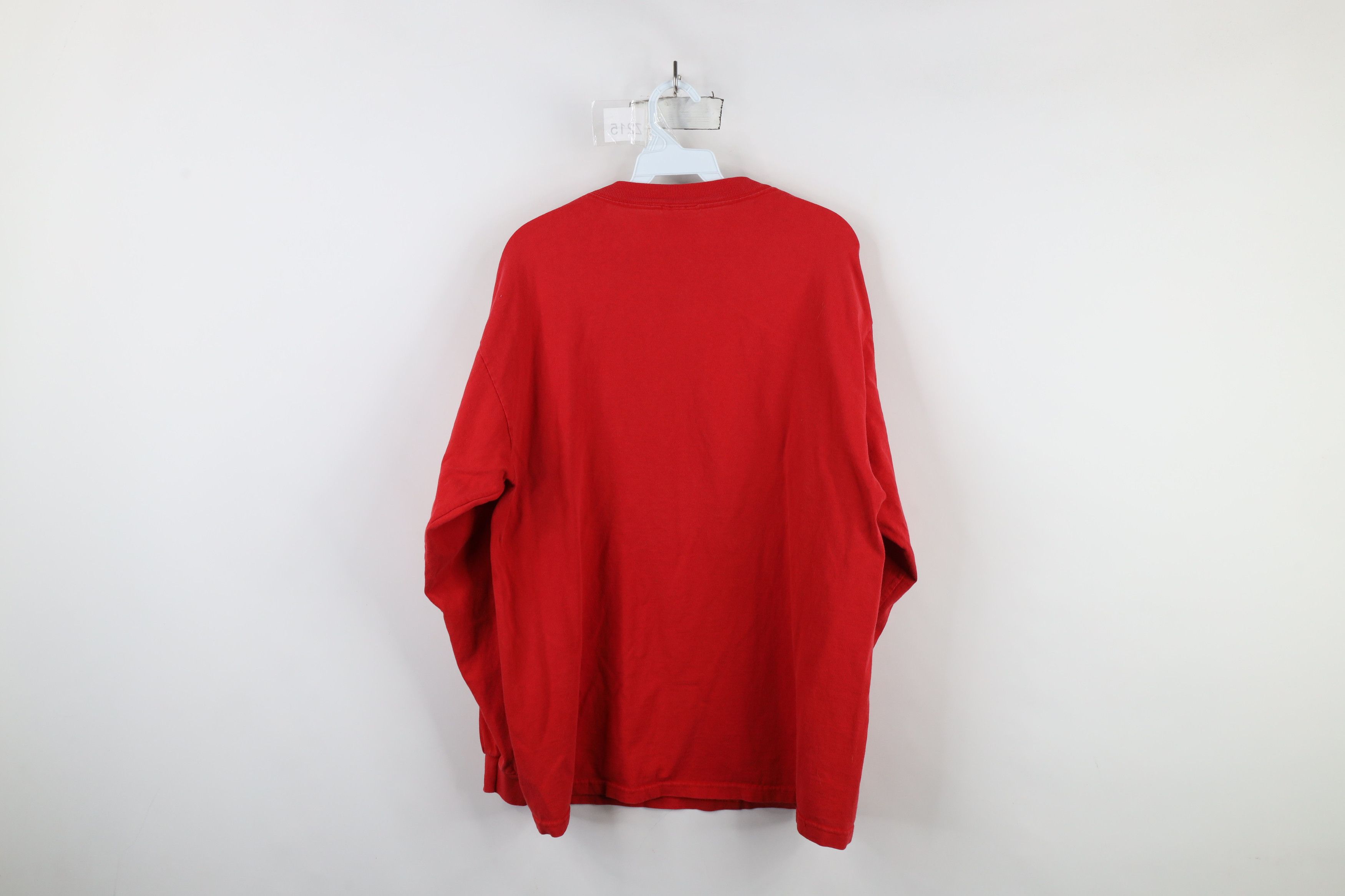 Vintage Vintage 90s Ohio State University Long Sleeve T-Shirt Red Size US L / EU 52-54 / 3 - 10 Thumbnail
