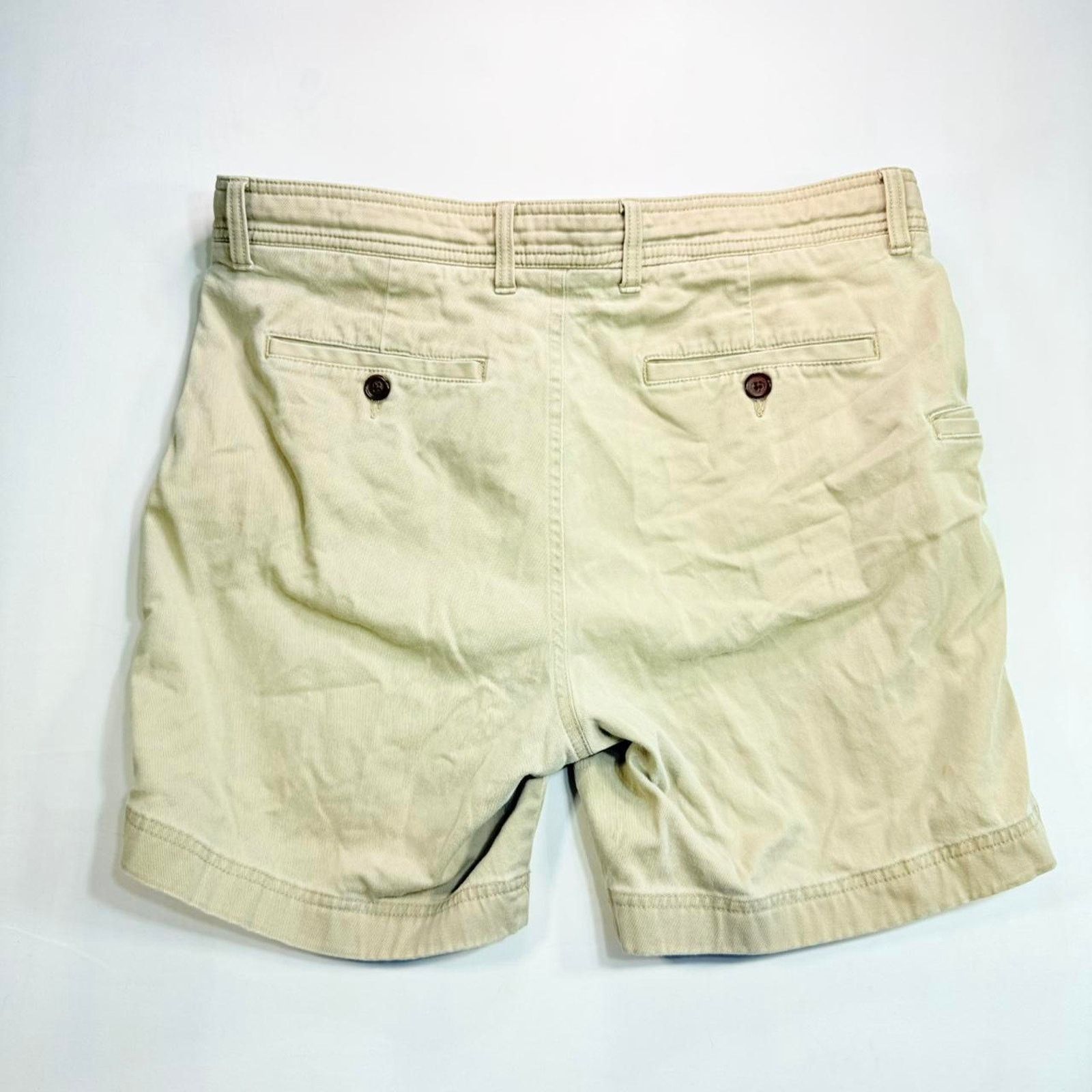 Roundtree & Yorke Mens Tan Roundtree & Yorke chino golf shorts Sz 34 Size US 34 / EU 50 - 6 Thumbnail