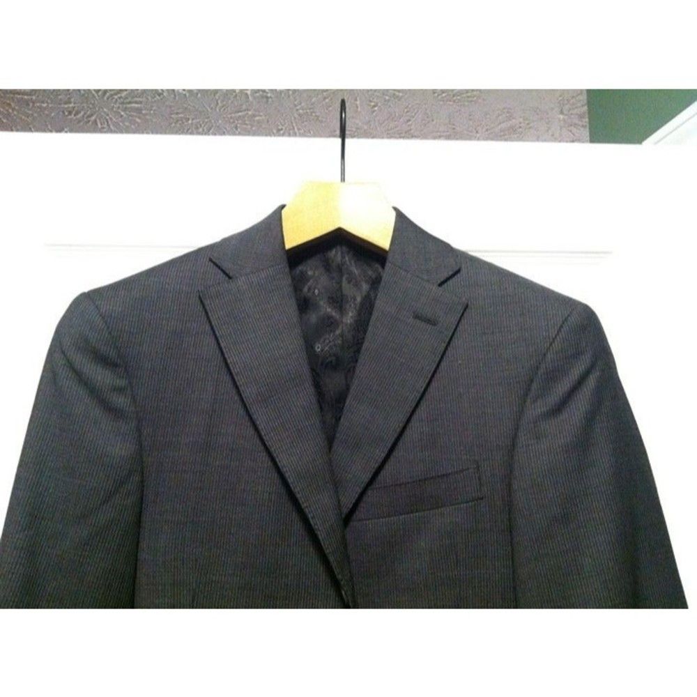 Murano MURANO MENS GRAY 100%WOOL SPORT COAT BLAZER JACKET SIZE: 36R Size 36R - 1 Thumbnail
