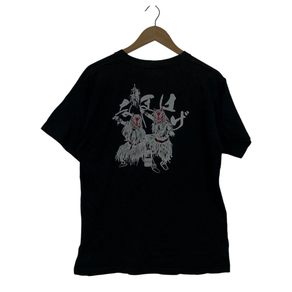 Japanese Brand Vintage JAPAN TRADITIONAL NAMAHAGE Folklore Tee Shirt Size US L / EU 52-54 / 3 - 4 Thumbnail