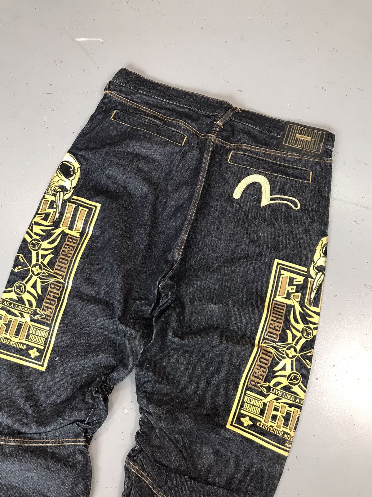 Evisu Rare vintage Evisu kuro Osaka stretchseem denim Size US 36 / EU 52 - 9 Thumbnail