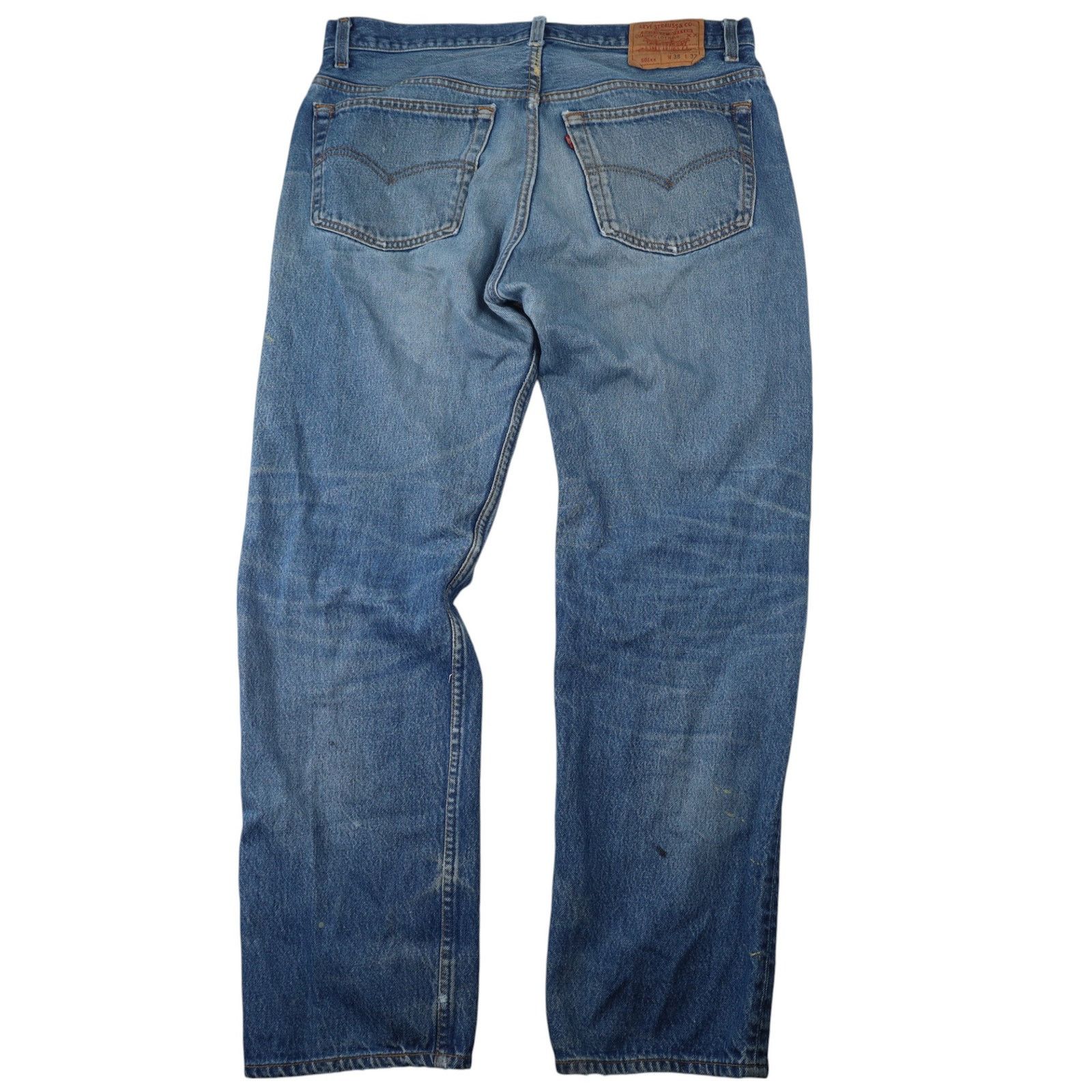 Levi's × Vintage Vintage Distressed Levis 501xx USA Made Denim Jeans Size US 38 / EU 54 - 10 Thumbnail