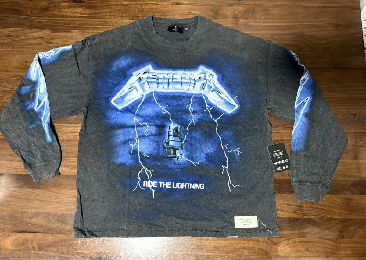 Other Represent Metallica Ride The Lightning Long Sleeve Size XXL Size US XXL / EU 58 / 5 - 4 Thumbnail