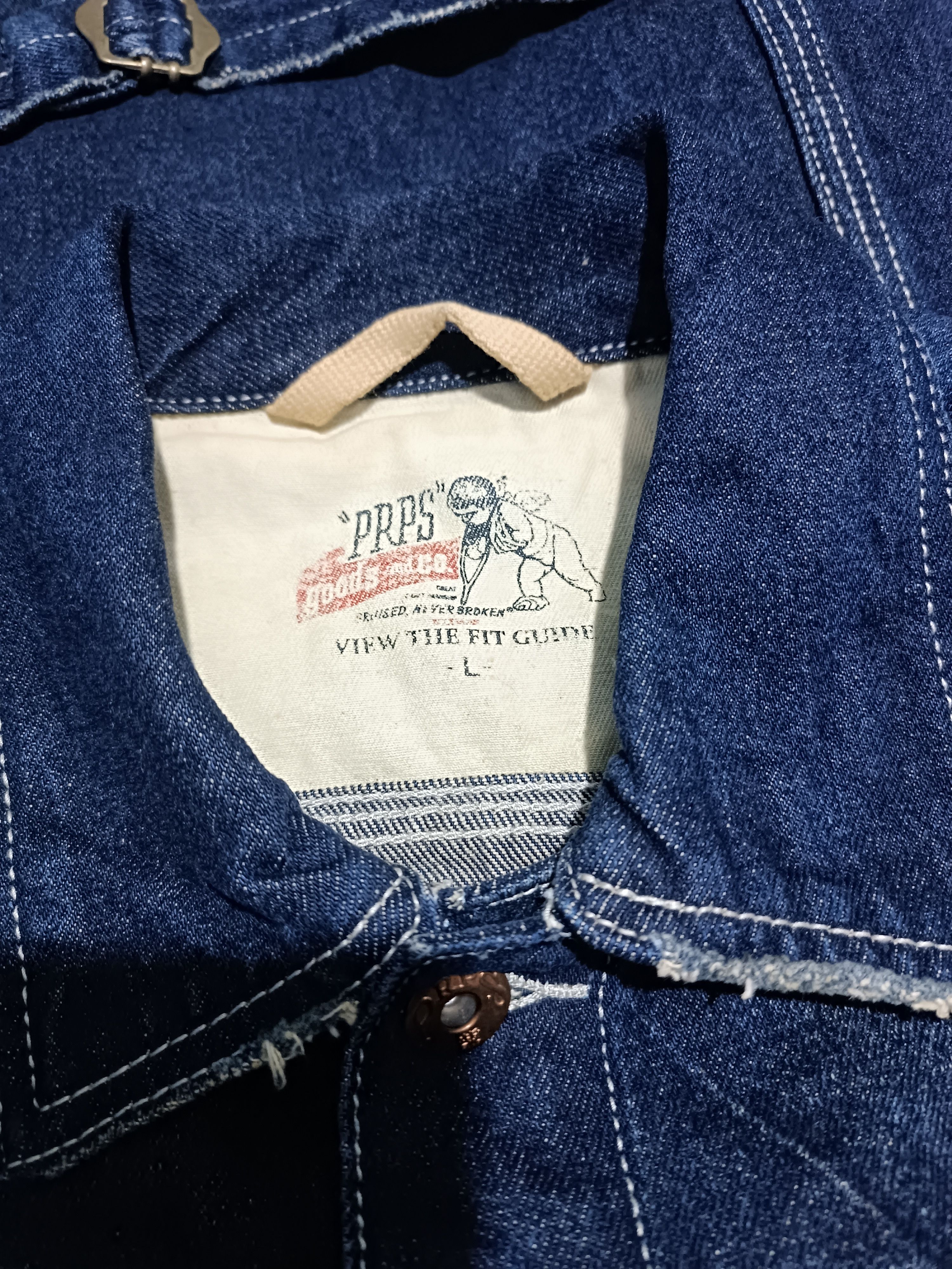 Prps Vintage Prps Indigo Wash Denim Trucker Jacket Size US M / EU 48-50 / 2 - 11 Thumbnail