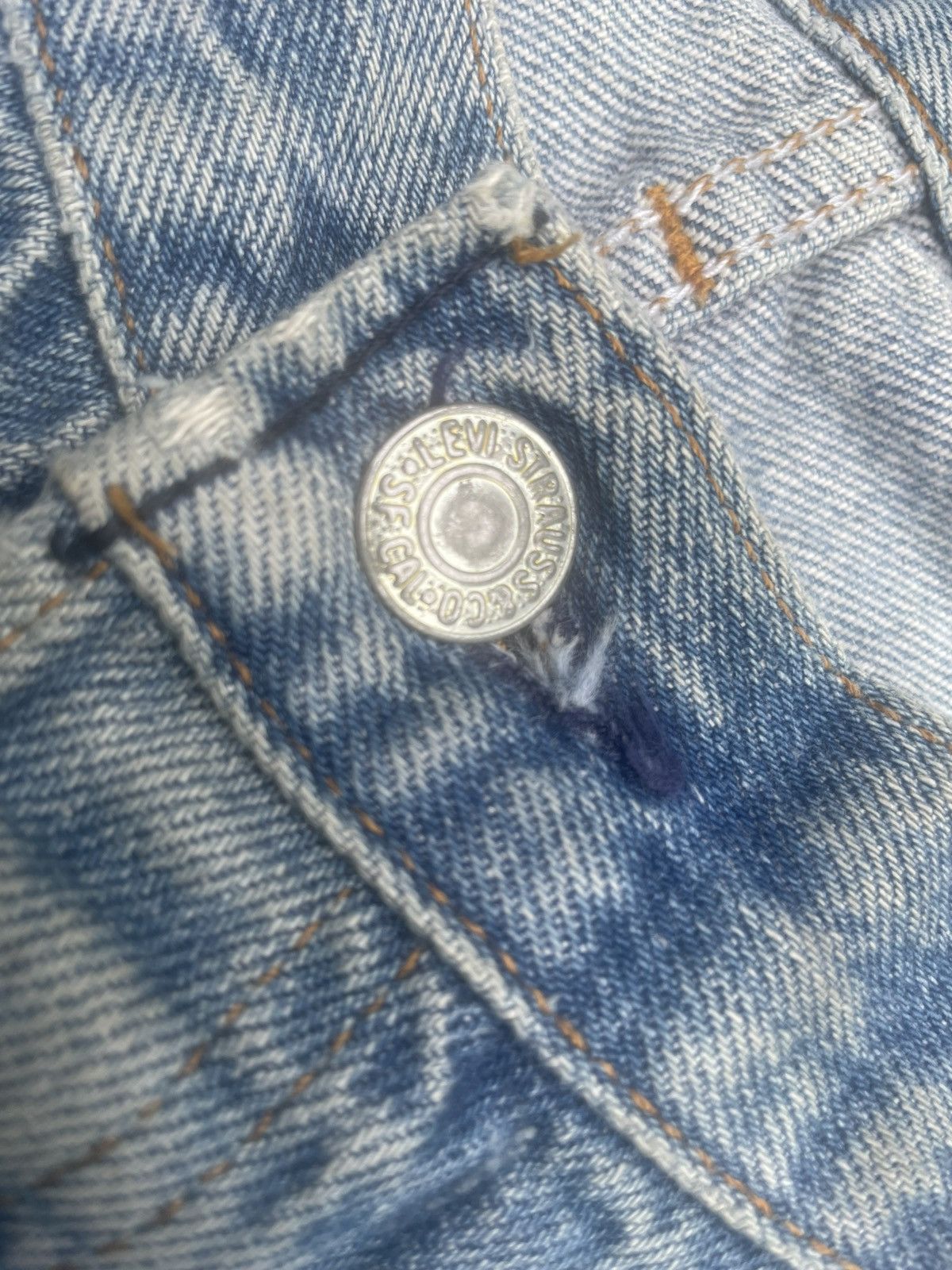 Levi's Vintage 1986 Levis 501 Single R Distresed Size US 38 / EU 54 - 25 Thumbnail