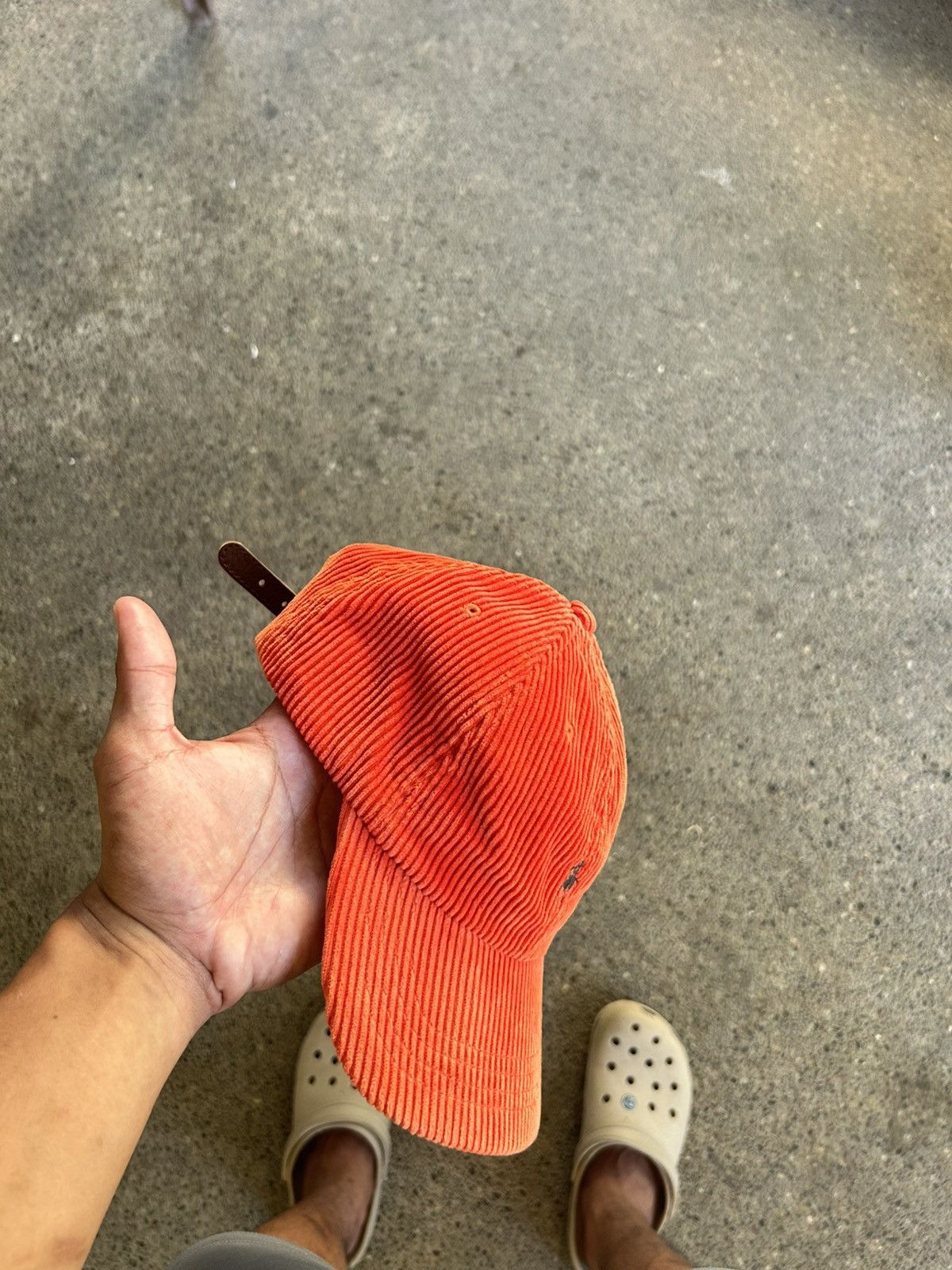 Polo Ralph Lauren Vintage x Rare Polo Ralph Lauren Corduroy Cap Size ONE SIZE - 3 Thumbnail