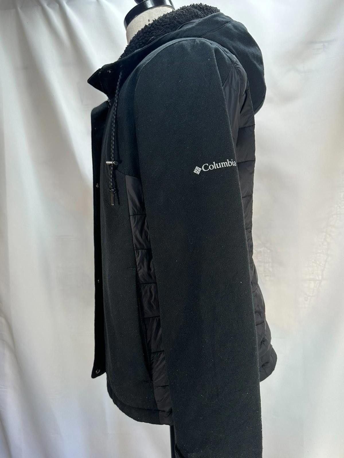 Columbia Columbia Full Zip Hooded Fleece Puffer Jacket Black Men's L Size US L / EU 52-54 / 3 - 2 Thumbnail