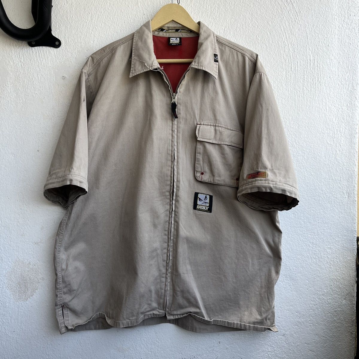 Welcome Skateboards VINTAGE BADBOYS SKATEGANGS SHORT SLEEVES SHIRT ZIPPER Size US L / EU 52-54 / 3 - 2 Thumbnail