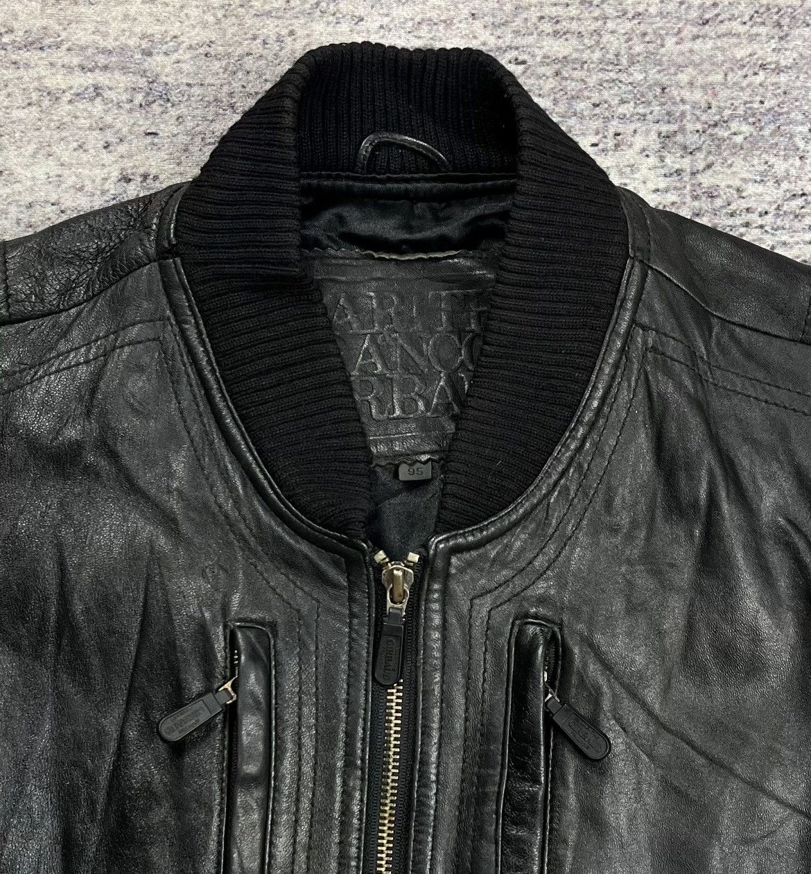 Marithe + Francois Girbaud vtg 90s Marithe francois girbaud multi pocket leather jacket Size US S / EU 44-46 / 1 - 15 Thumbnail