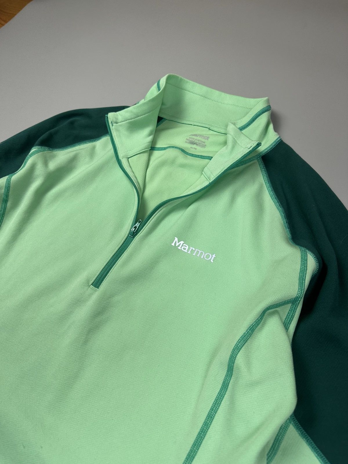 Marmot Marmot 1/3 zip tracking running fleece shirt Size L / US 10 / IT 46 - 2 Thumbnail