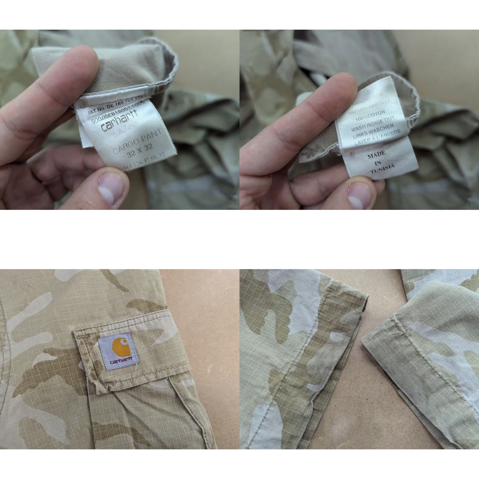 Carhartt VINTAGE Carhartt Cargo Pants Mens 39x 29.5 Camouflage Outdoor Pants Mens Carhartt Cargo Camouflage Outdoor Mens Size US 31 - 9 Thumbnail