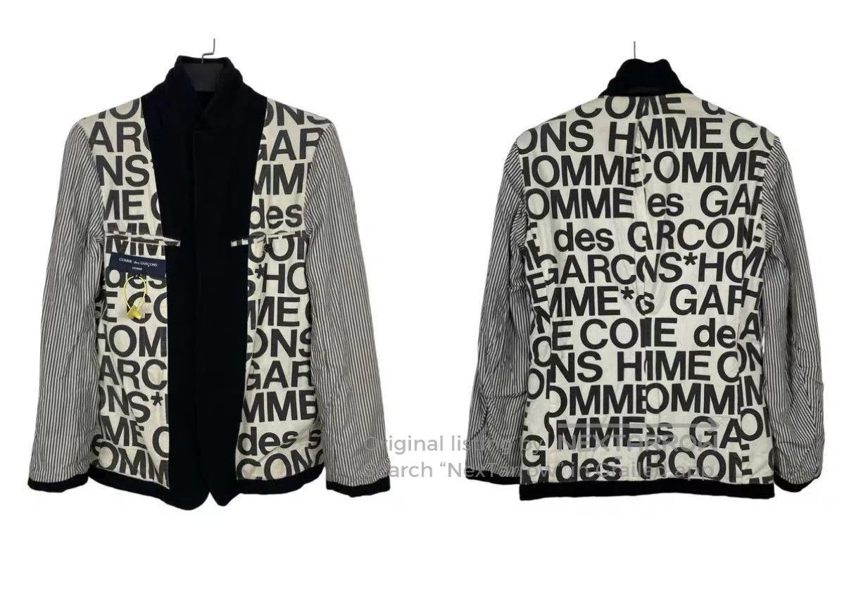 Comme des Garcons Homme Plus Black Lightweight Blazer Jacket Size S. Size US S / EU 44-46 / 1 - 2 Thumbnail