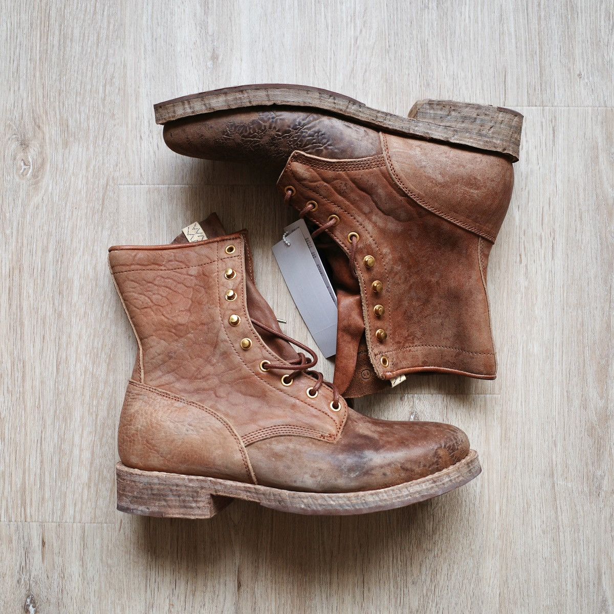 Visvim BATTALION BOOTS-FOLK Size US 11 / EU 44 - 1 Thumbnail