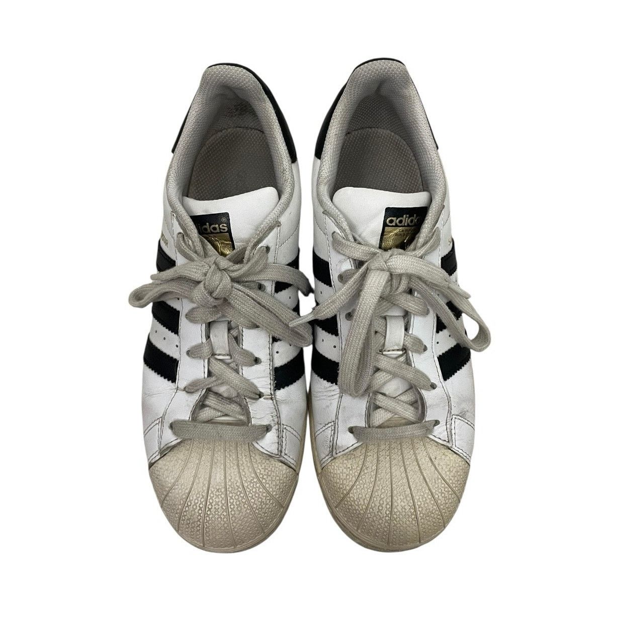 Adidas Adidas Black & White Superstar Sneakers Size US 6.5 / IT 36.5 - 3 Thumbnail