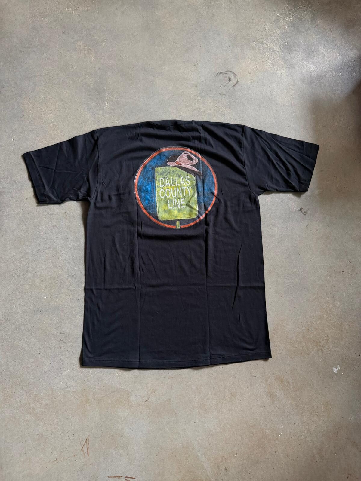 Jerzees VTG Dallas County Line Pocket Tee Sz L Size US L / EU 52-54 / 3 - 1 Thumbnail