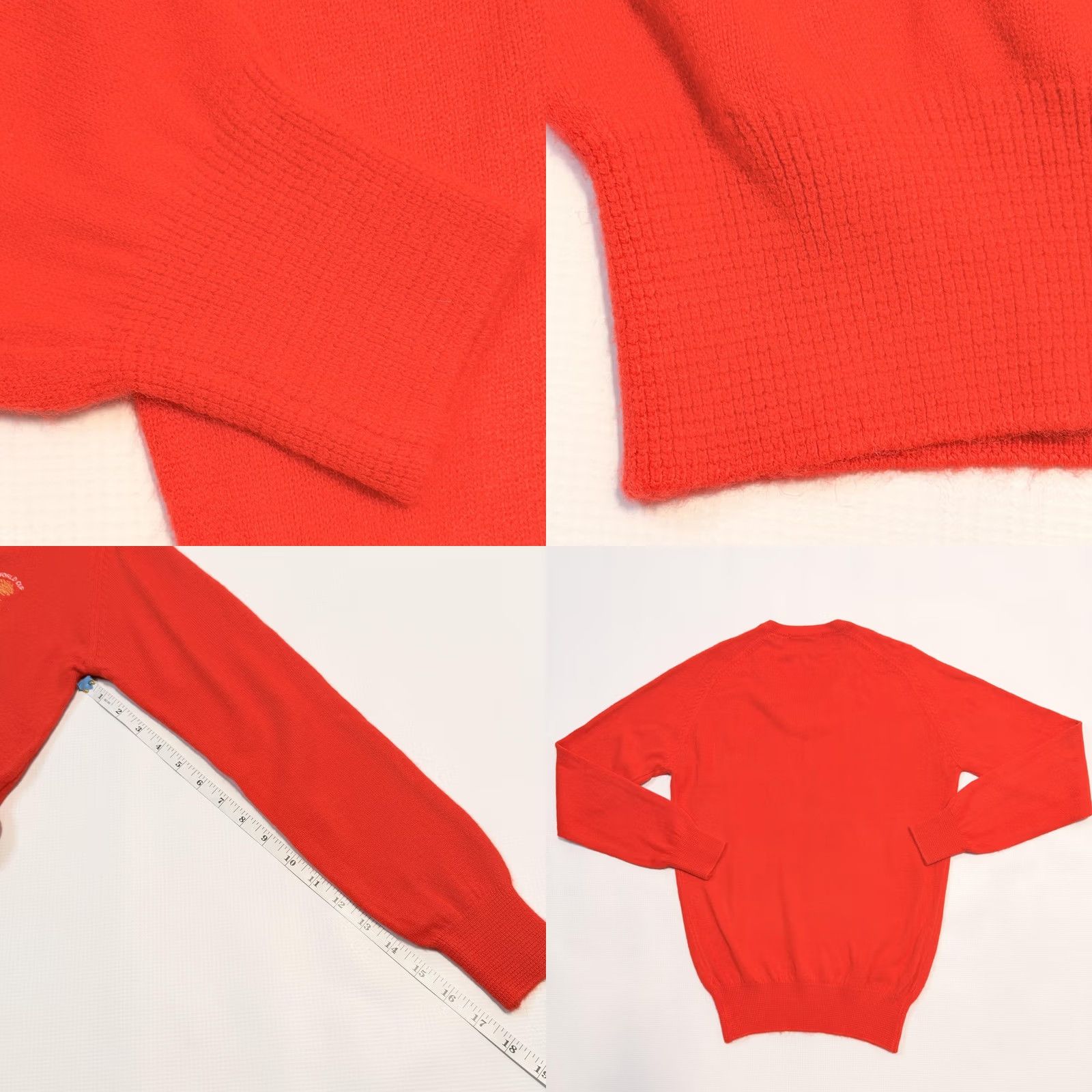 Vintage VINTAGE La Quinta Sweater Mens M Red V-Neck 1985 World Cup Golf Logo 80s Shirt Womens, Mens Size US M / EU 48-50 / 2 - 8 Thumbnail