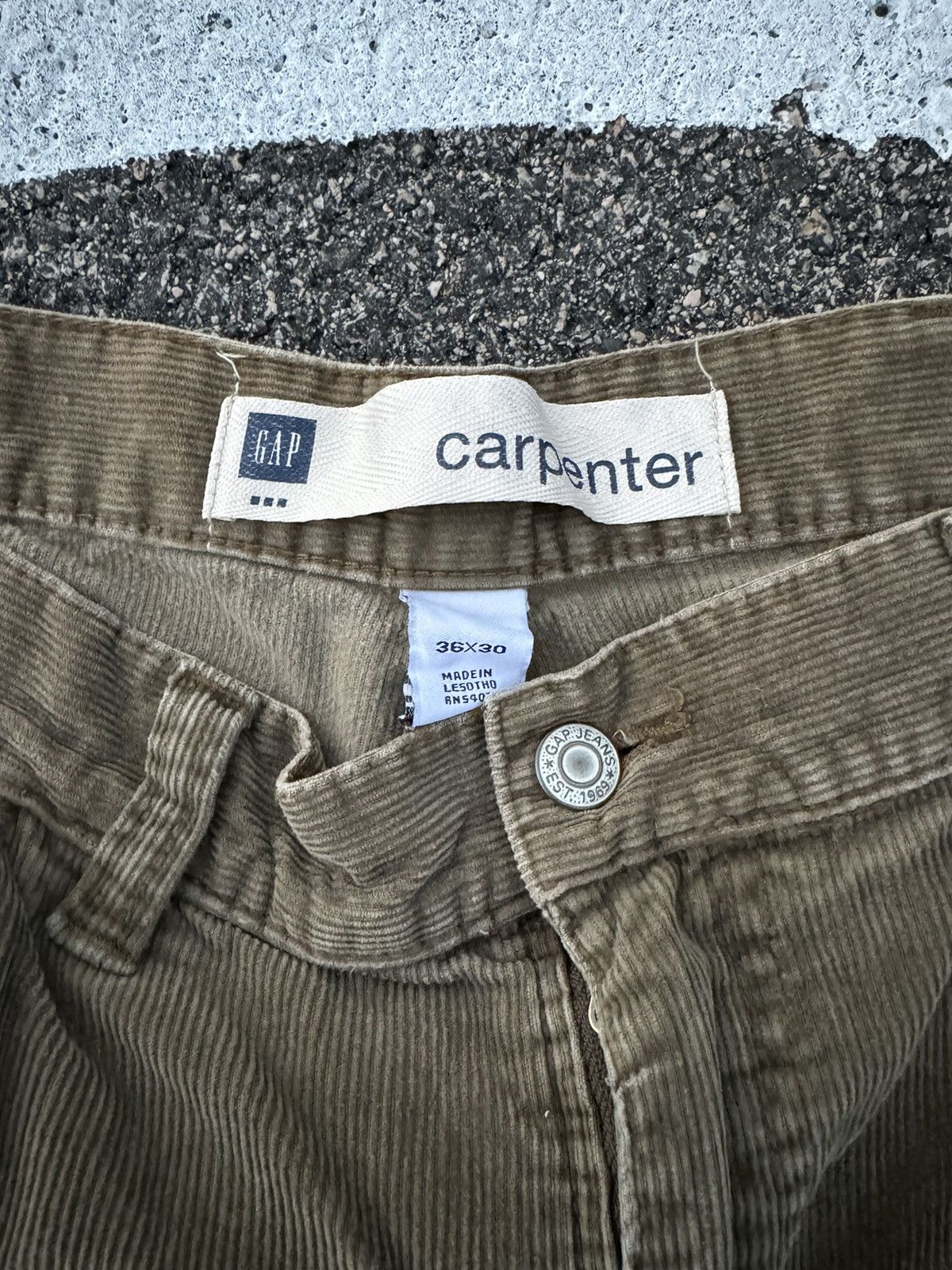Gap × Jean × Vintage Vintage Gap Carpenter Pants Baggy Y2K Size US 36 / EU 52 - 5 Thumbnail