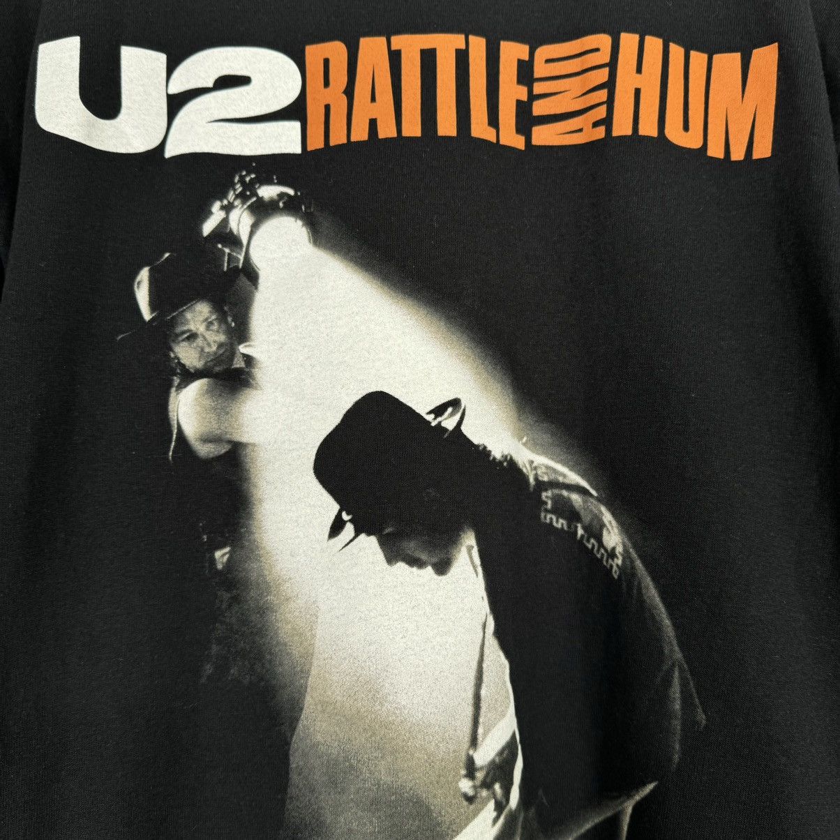 Band Tees Vintage 90s U2 ‘Rattle and Hum’ Screen Stars Euro T Shirt Size US L / EU 52-54 / 3 - 4 Thumbnail